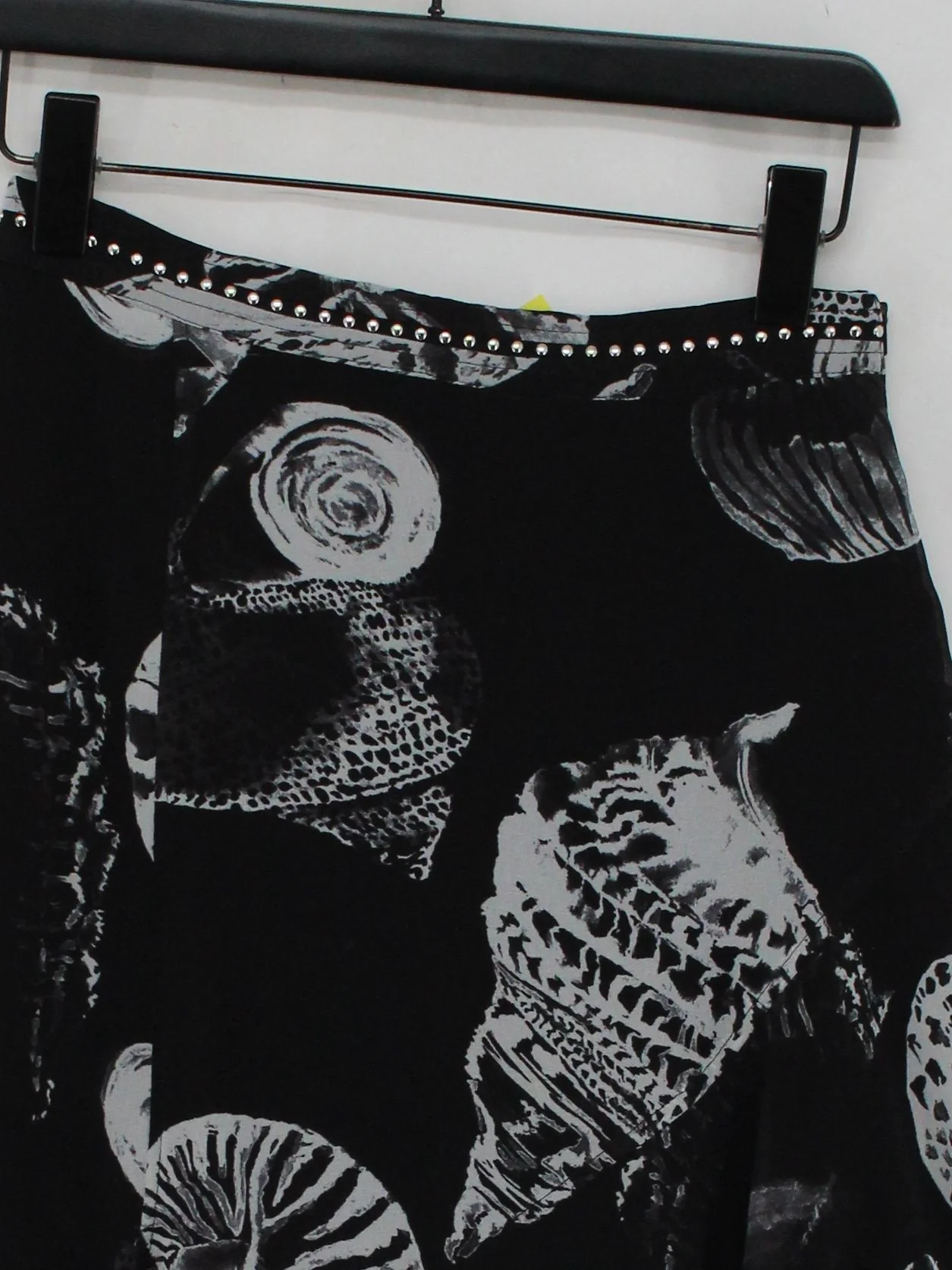 Religion Women's Midi Skirt UK 10 Black Polyester with Viscose A-Line - Image 3