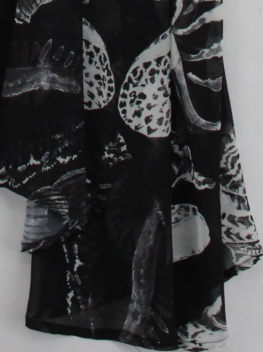 Religion Women's Midi Skirt UK 10 Black Polyester with Viscose A-Line - Image 4