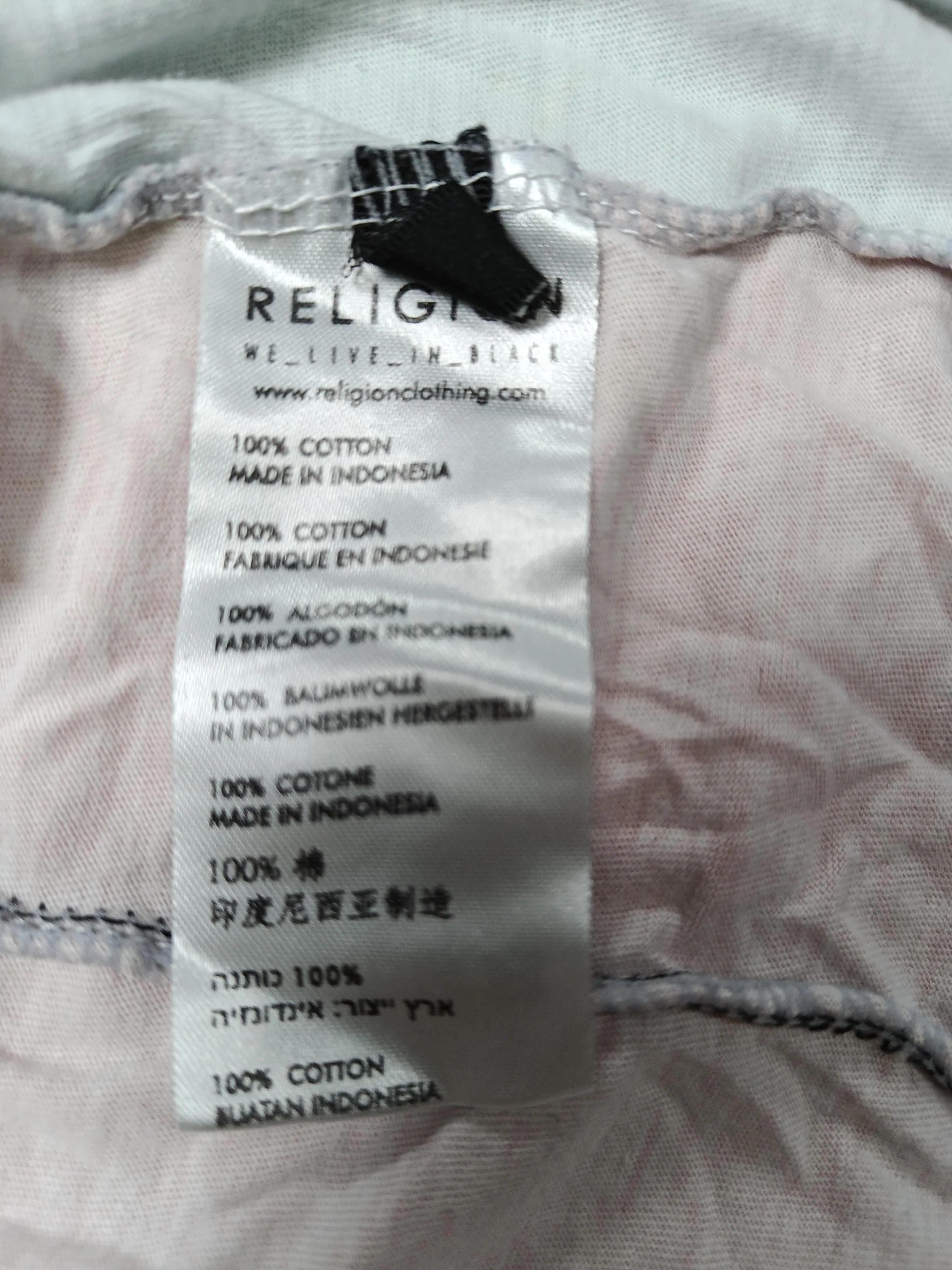 Religion Women's T-Shirt M Multi 100% Cotton Sleeveless Round Neck Basic - Image 7