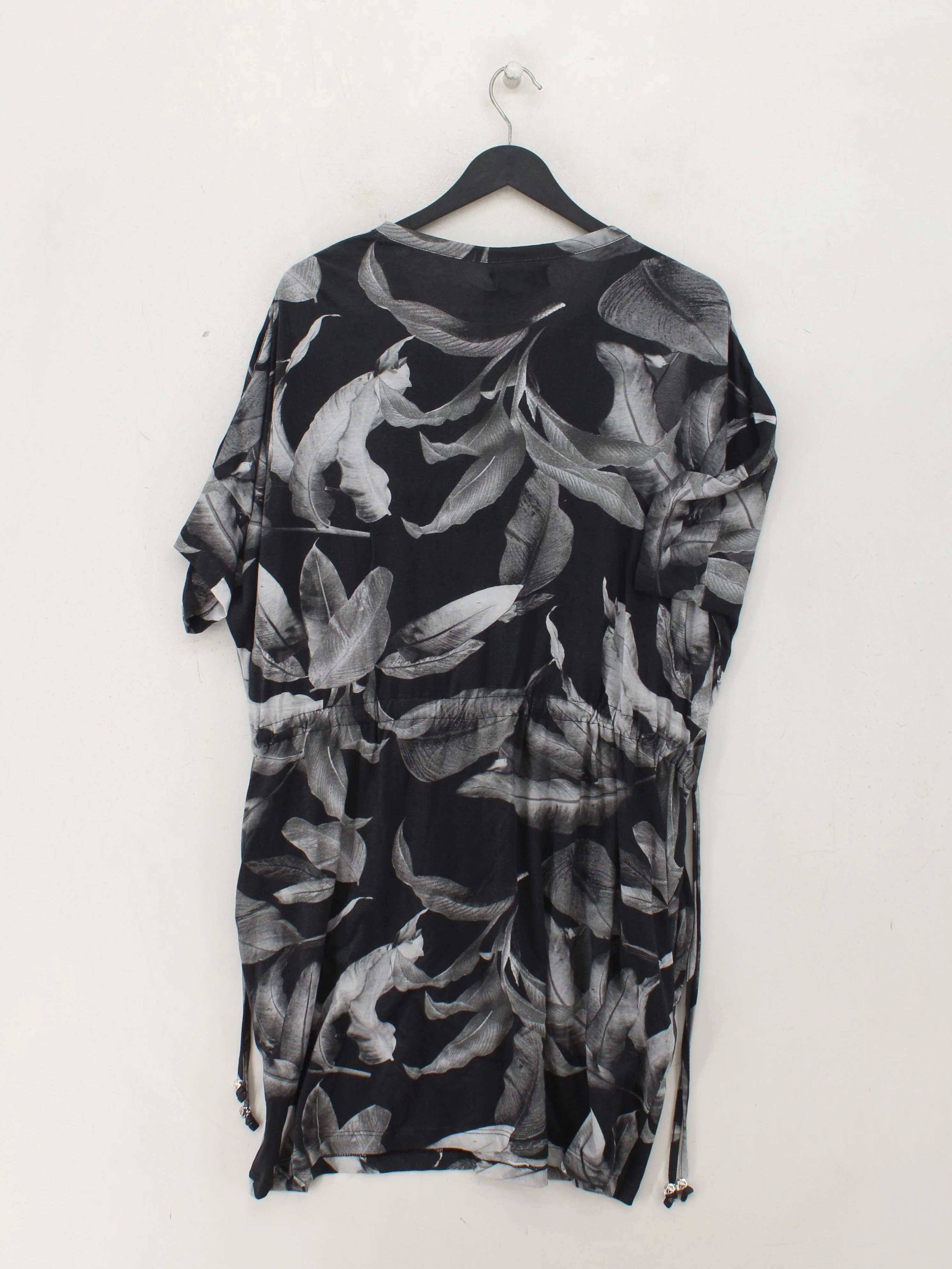 Religion Women's Top S Black 100% Other Short Sleeve Round Neck Tunic - Image 2