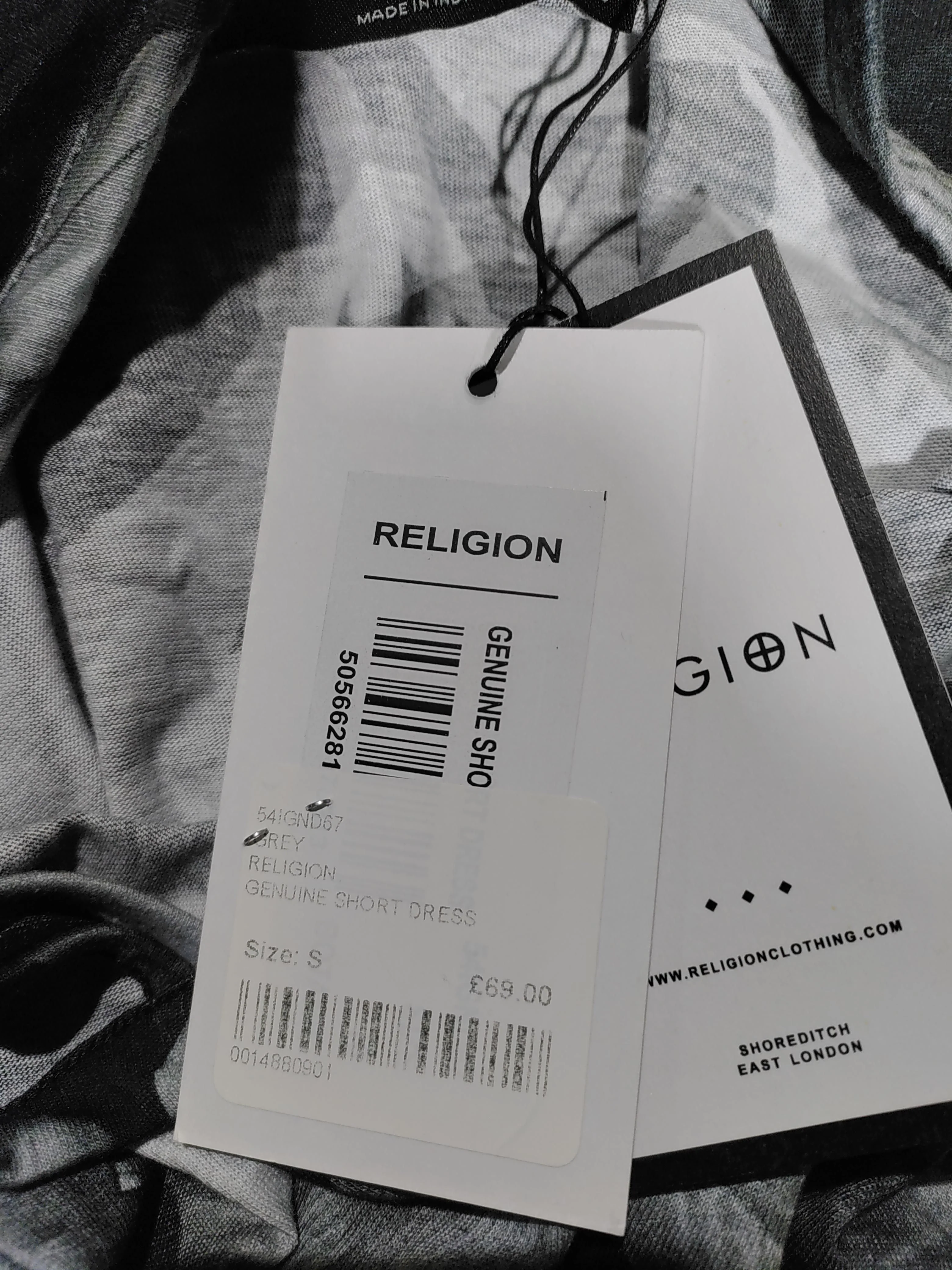 Religion Women's Top S Black 100% Other Short Sleeve Round Neck Tunic - Image 5