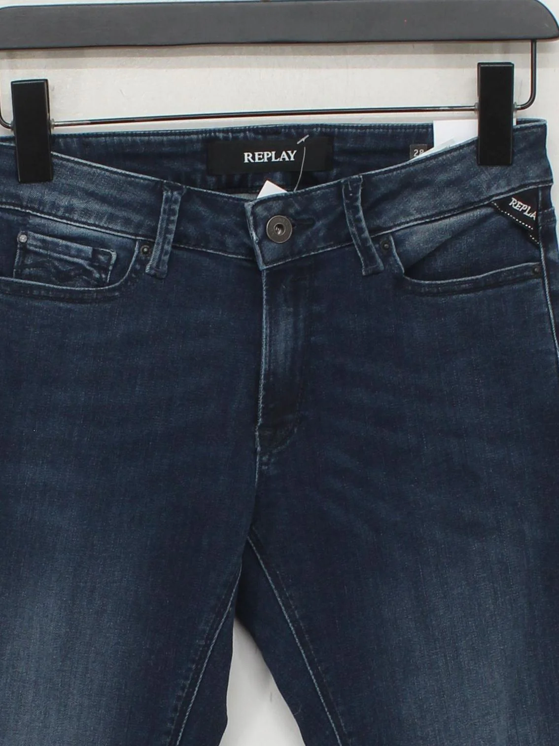 Replay Men's Jeans W 28 in Blue Cotton with Elastane Skinny New with tags - Image 3