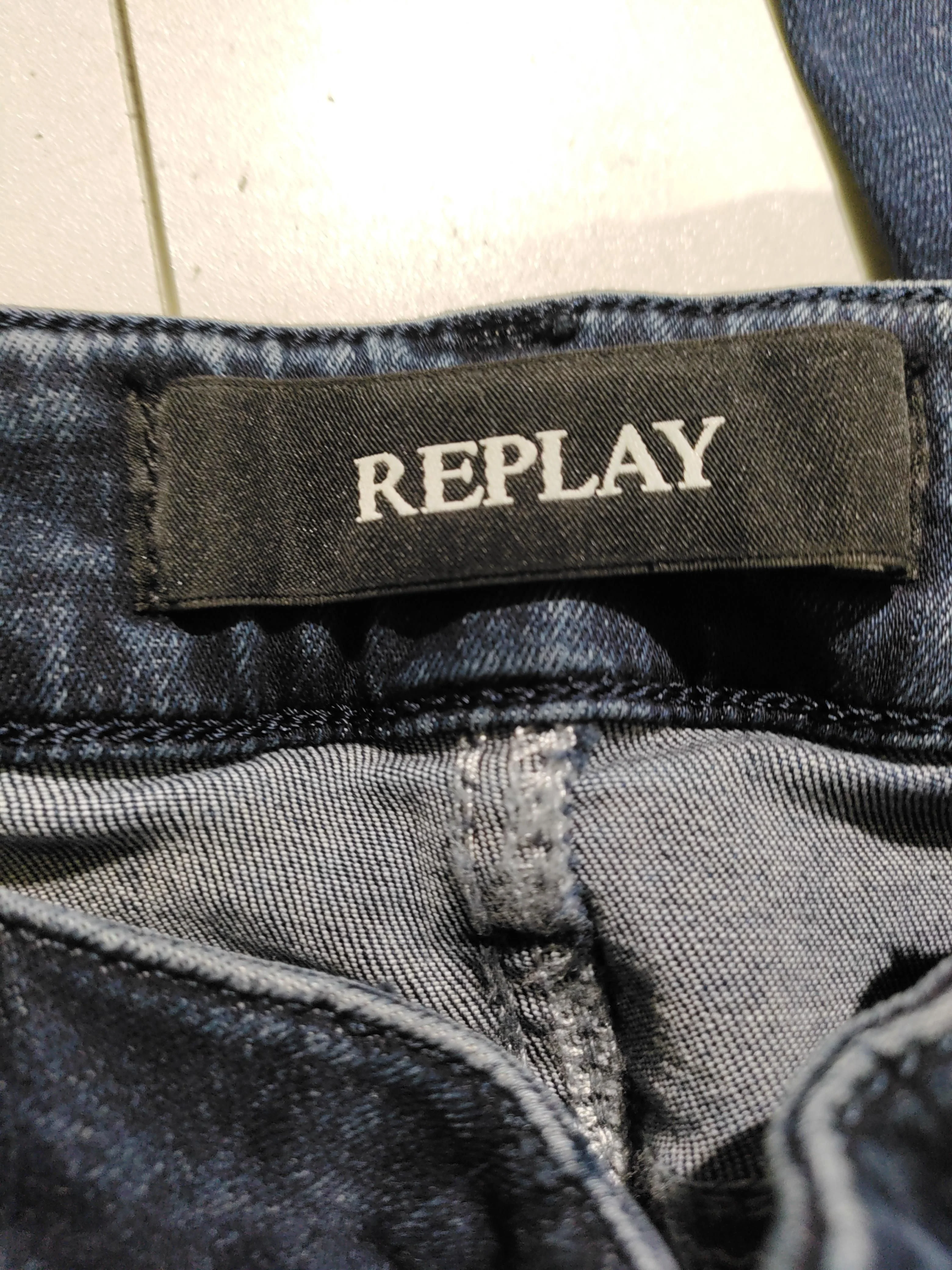 Replay Men's Jeans W 28 in Blue Cotton with Elastane Skinny New with tags - Image 5