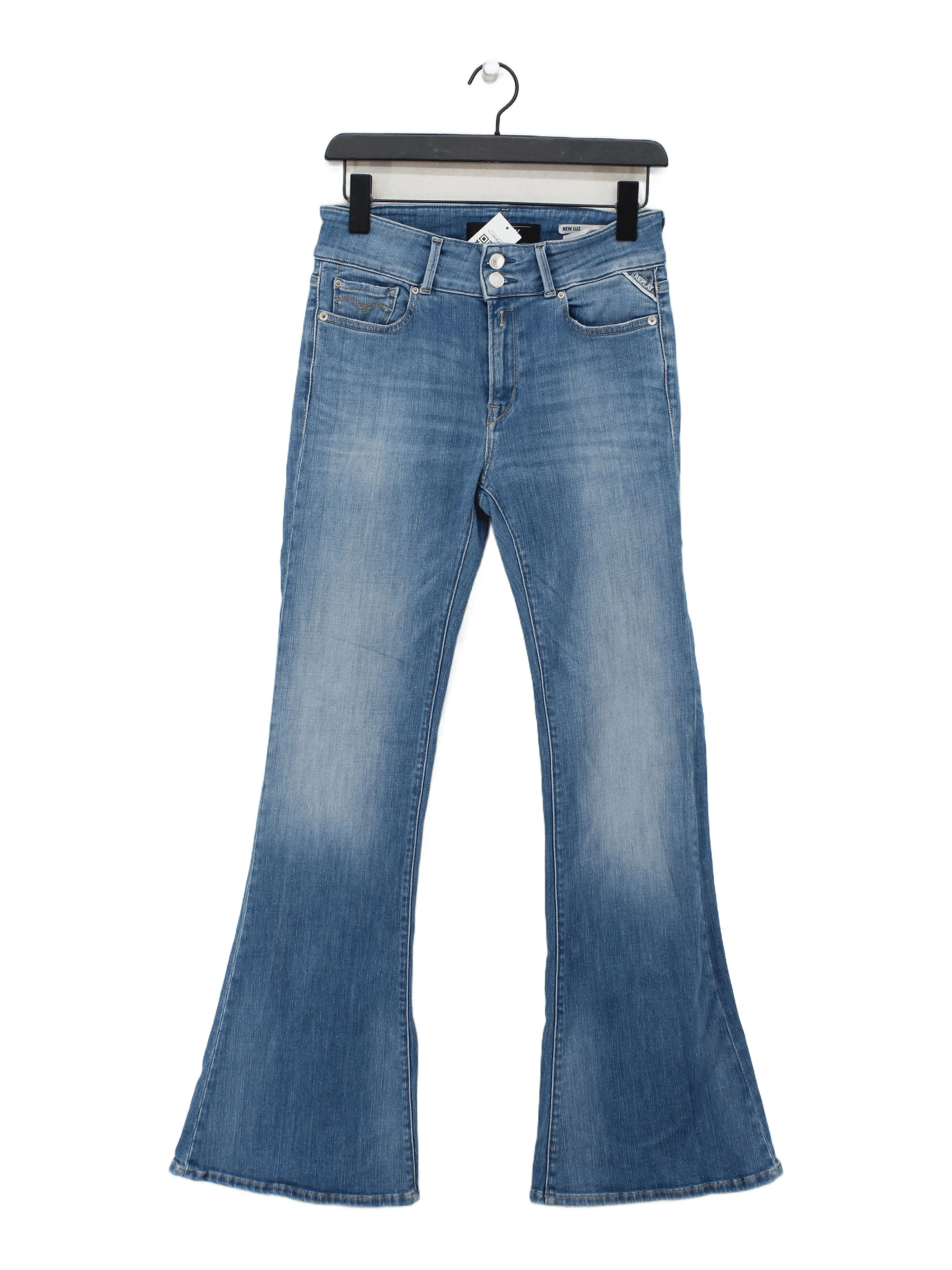 Replay Women's Jeans W 28 in Blue 100% Cotton Flared
