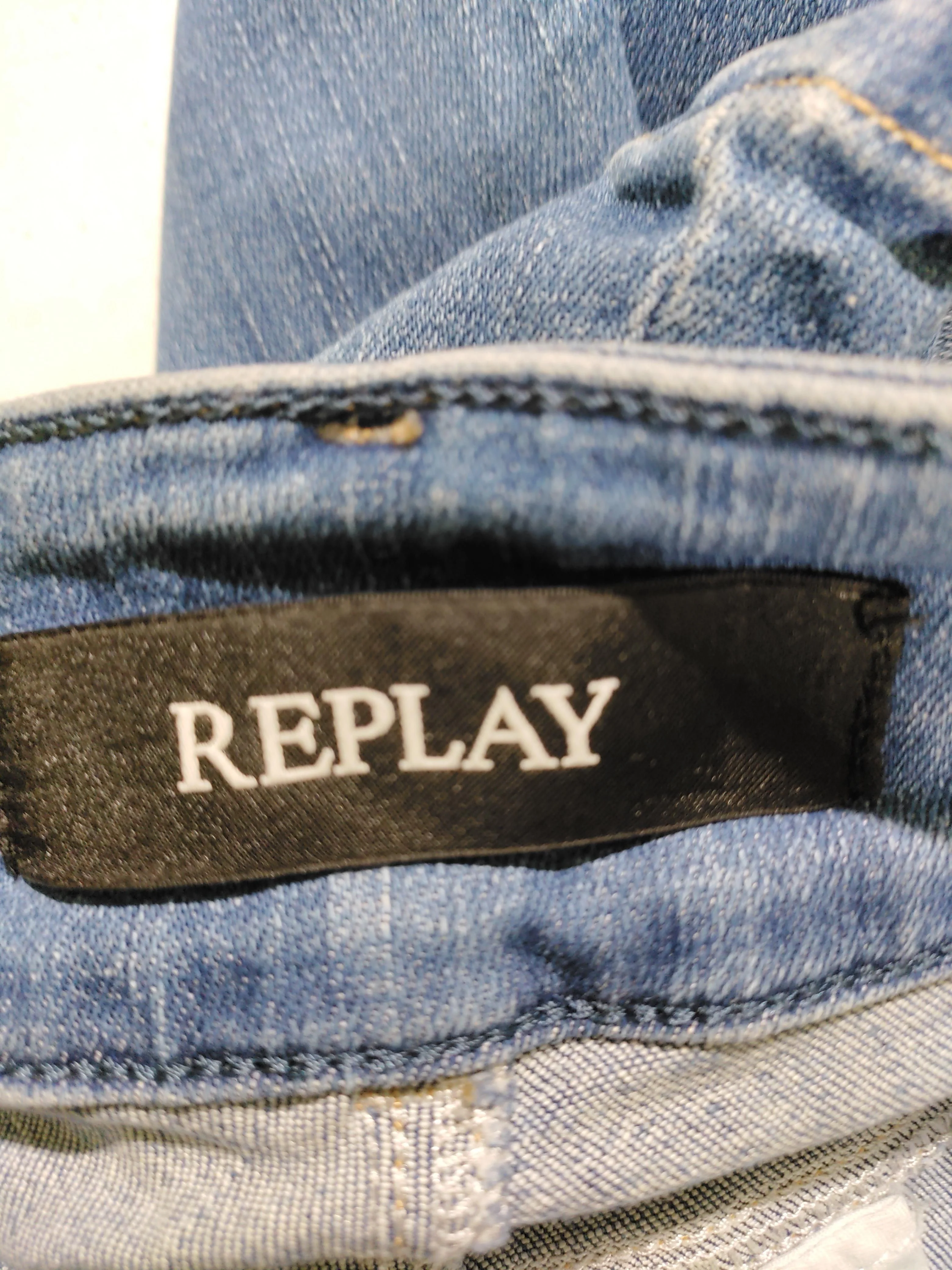 Replay Women's Jeans W 28 in Blue 100% Cotton Flared - Image 5