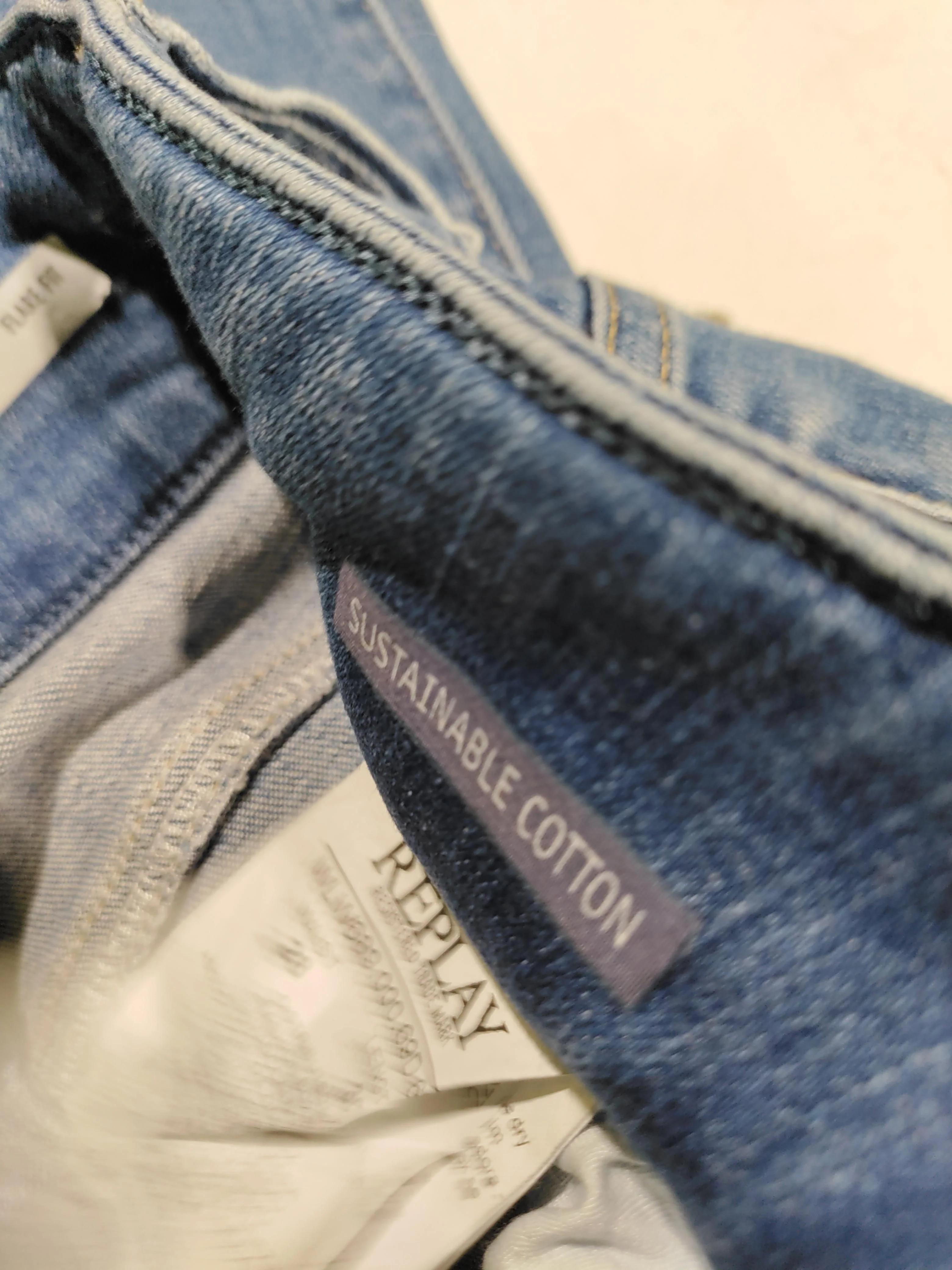 Replay Women's Jeans W 28 in Blue 100% Cotton Flared - Image 6