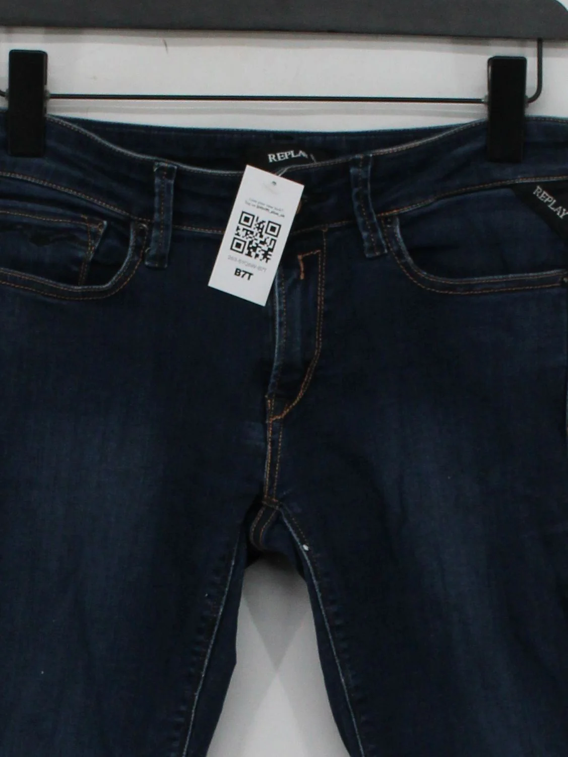 Replay Women's Jeans W 28 in Blue 100% Cotton Skinny - Image 3