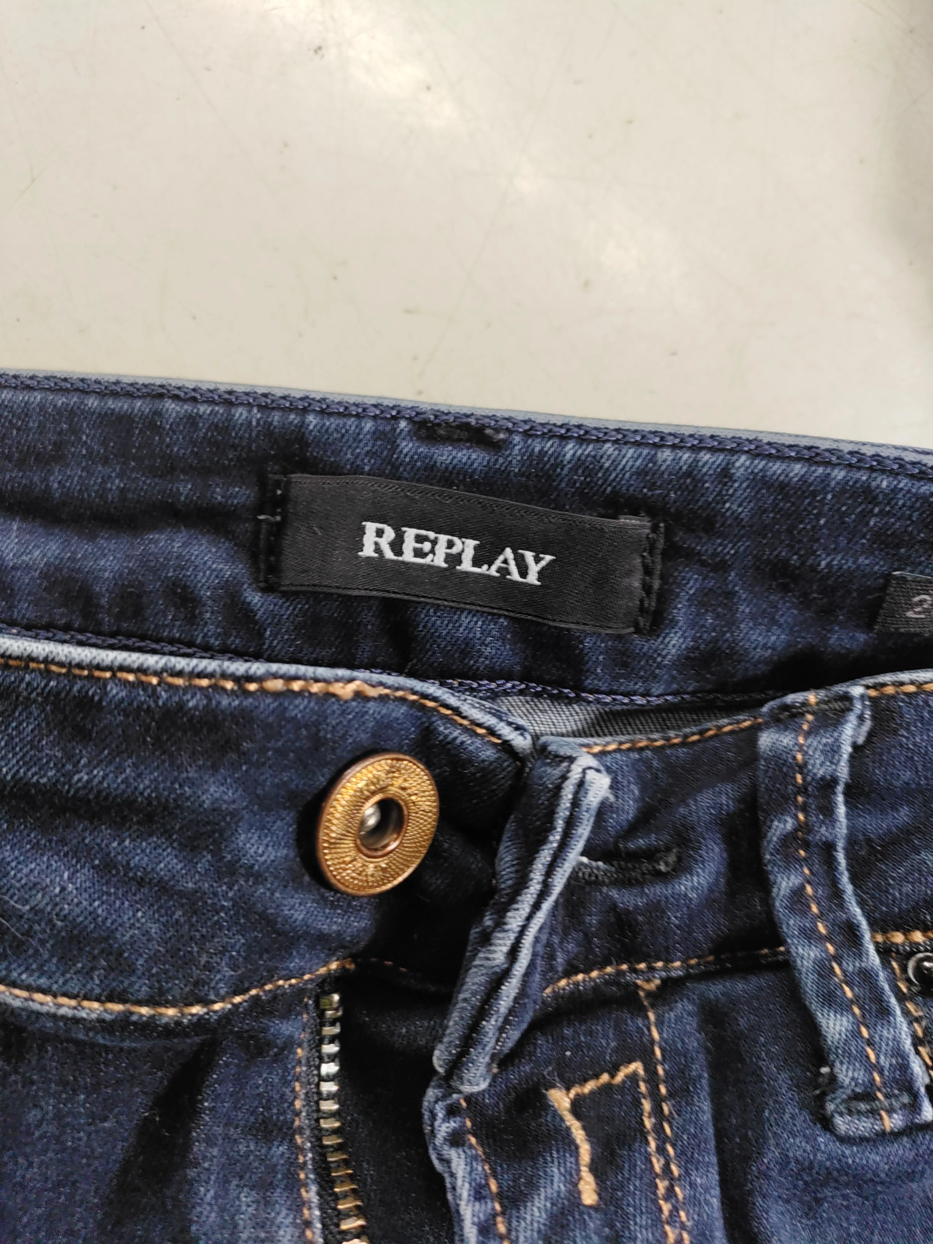 Replay Women's Jeans W 28 in Blue 100% Cotton Skinny - Image 6