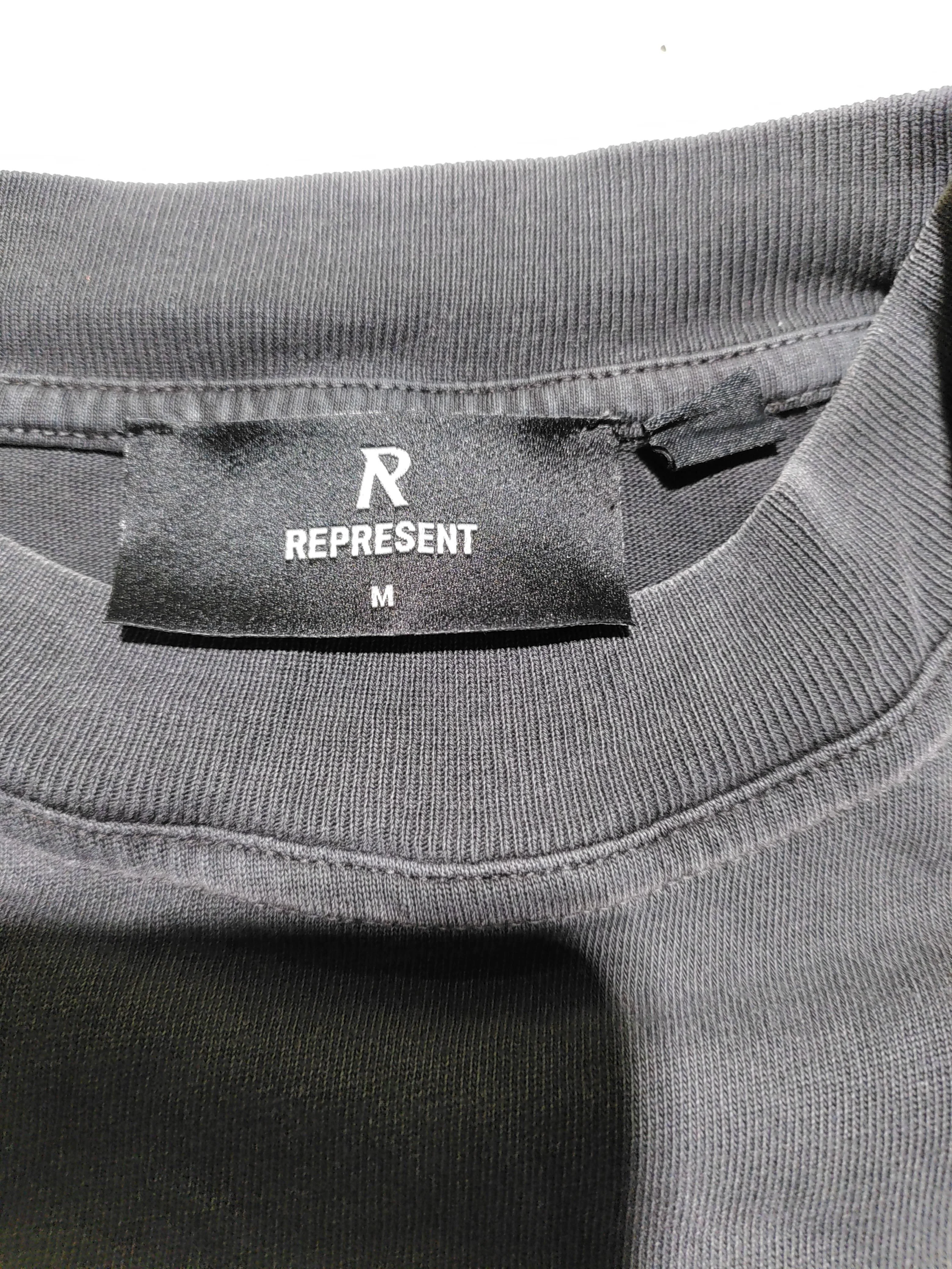 Represent Men's T-Shirt M Grey Graphic 100% Cotton Basic - Image 6