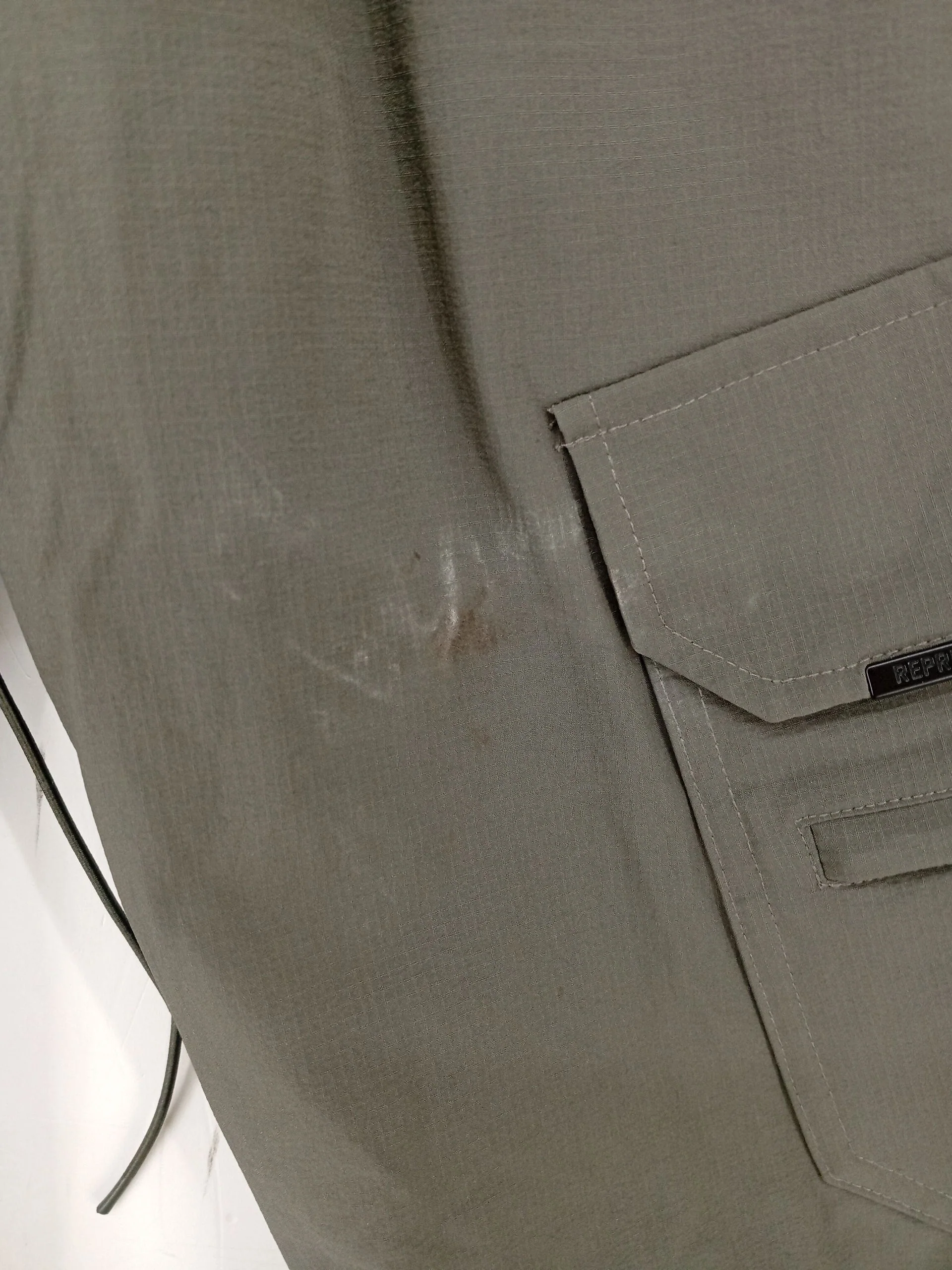 Represent Men's Trousers XS Green 100% Other Tapered Cargo - Image 5