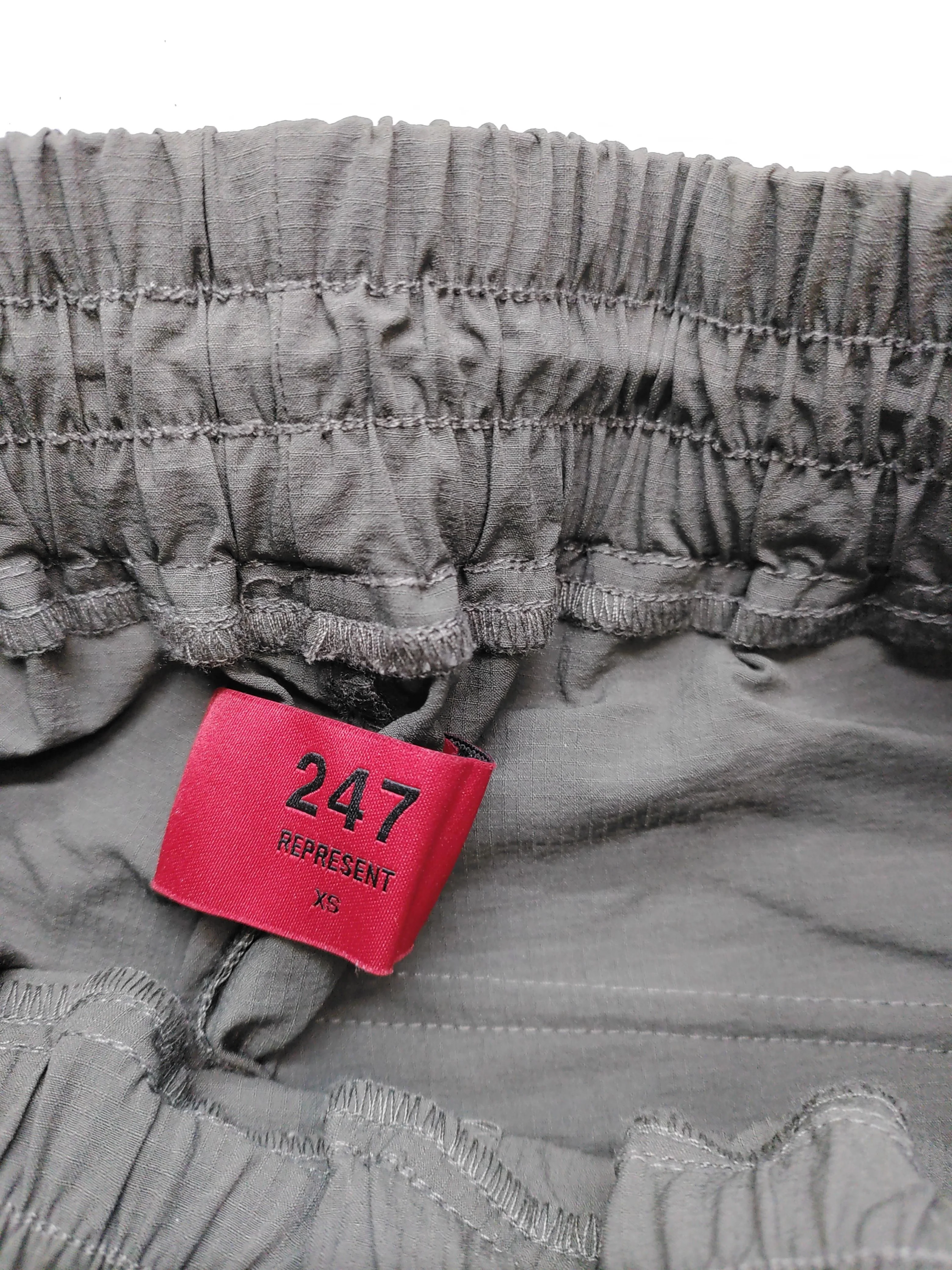 Represent Men's Trousers XS Green 100% Other Tapered Cargo - Image 6