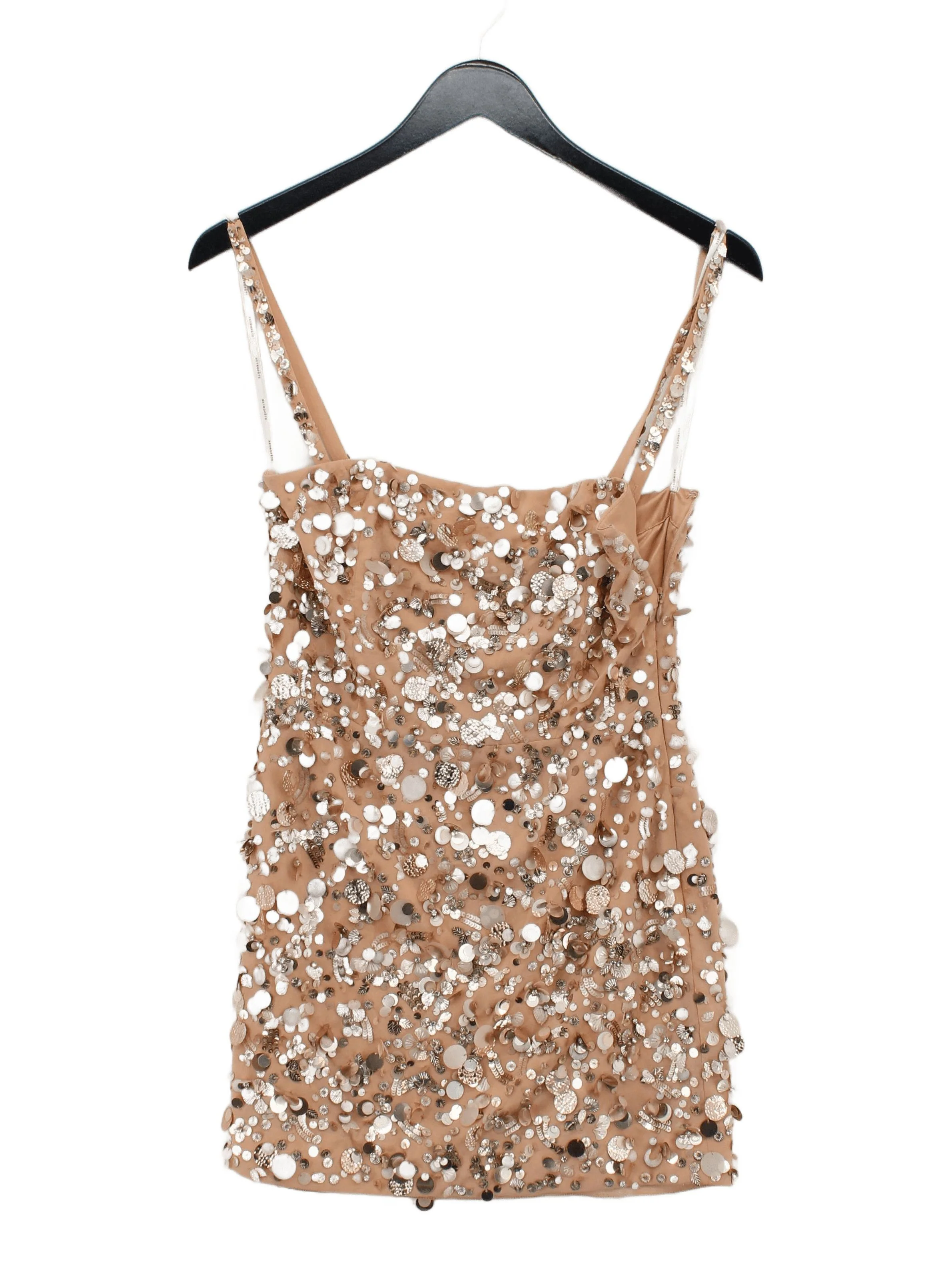 retrofête Bodycon Mini Dress S in Cream
