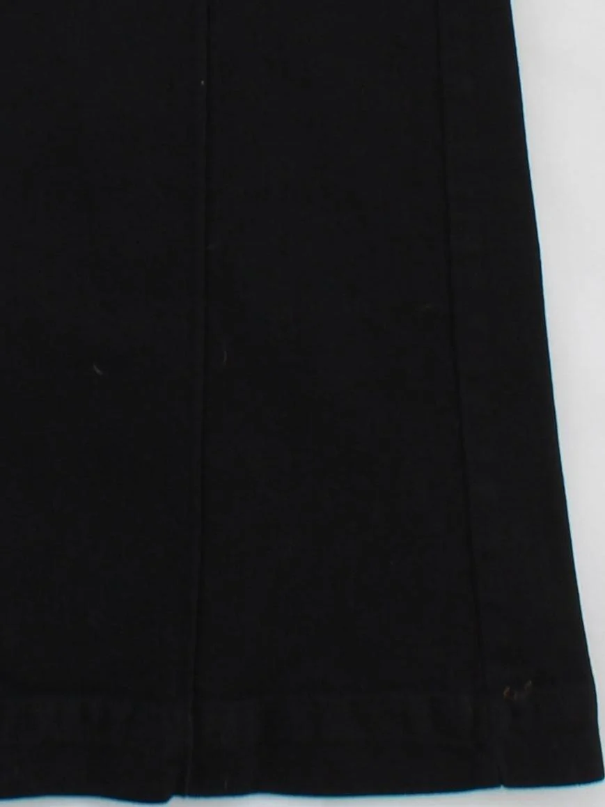 Revice Women's Trousers W 31 in Black Cotton with Elastane Flared Chino - Image 4