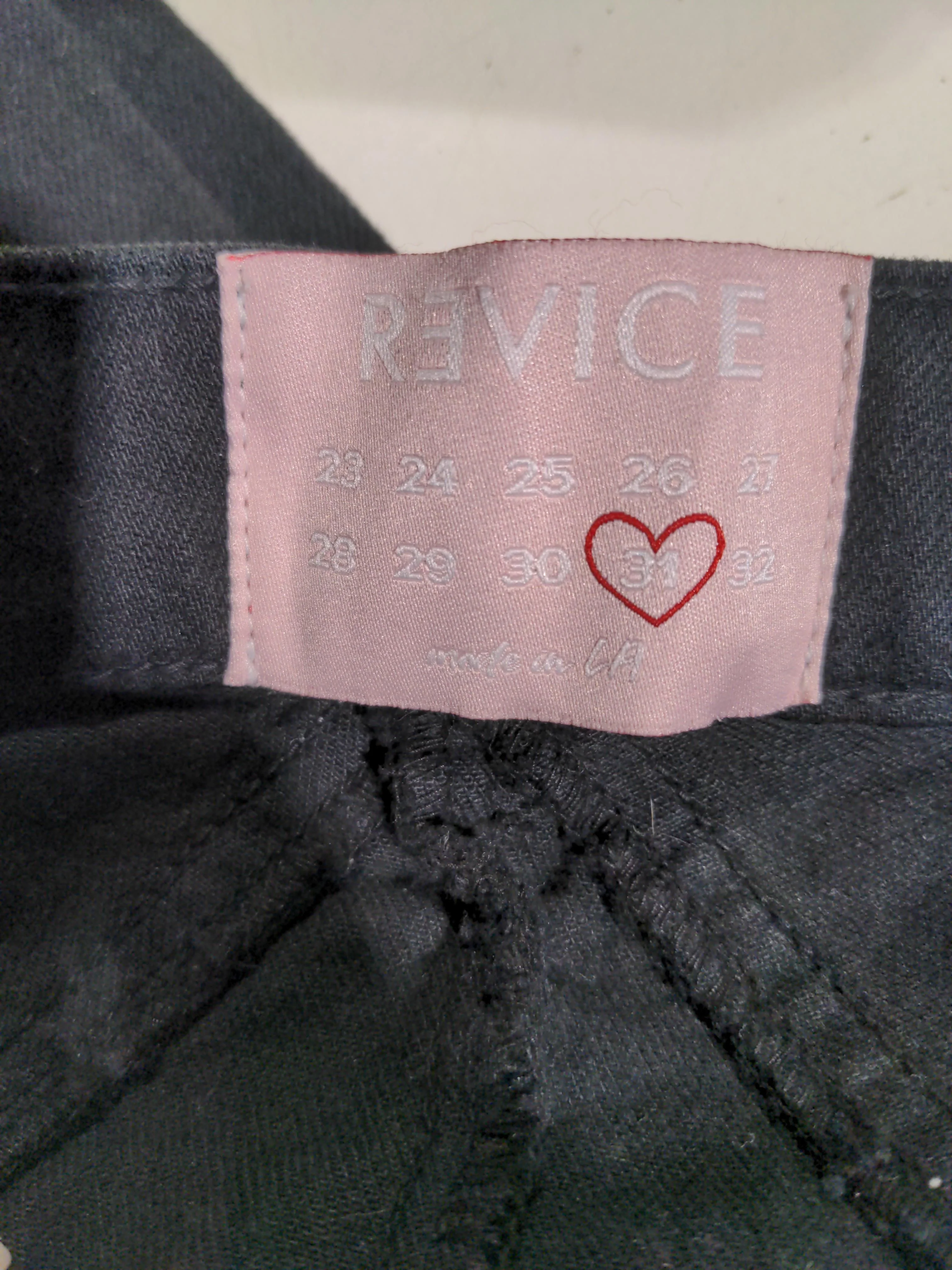 Revice Women's Trousers W 31 in Black Cotton with Elastane Flared Chino - Image 5