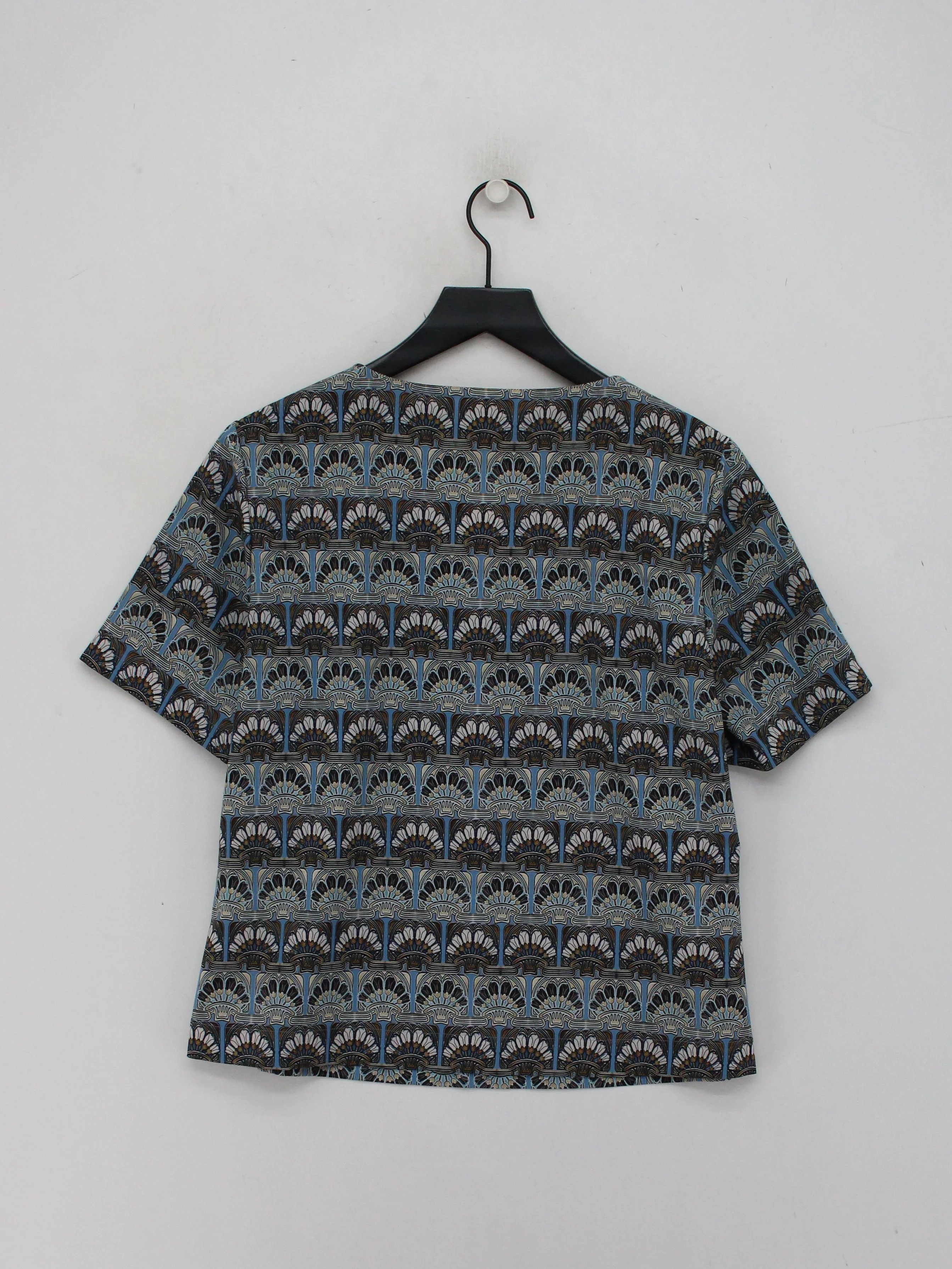 Riani Women's Top M Multi Polyester with Elastane Short Sleeve Round Neck Basic - Image 2