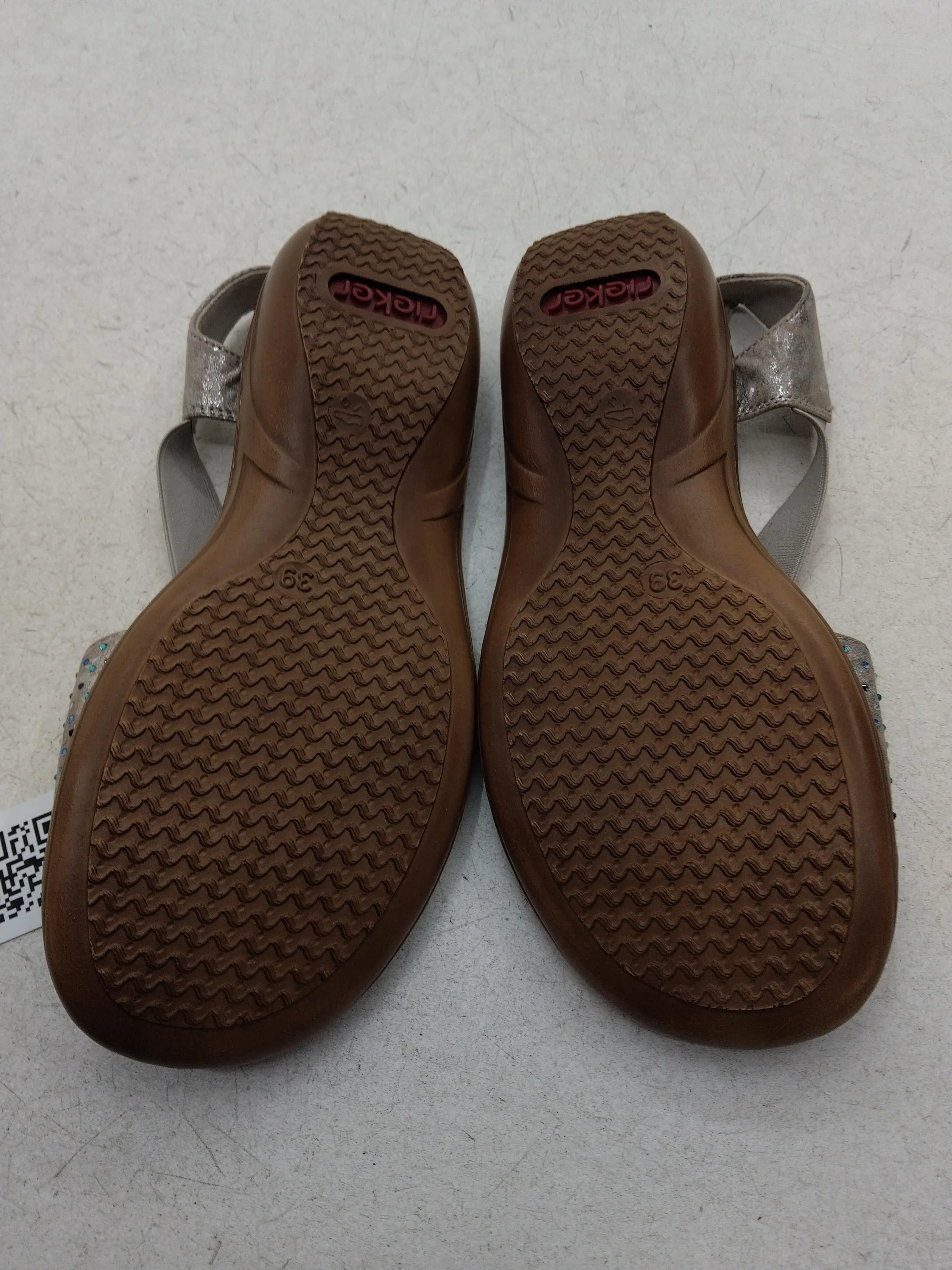 Rieker Women's Sandals UK 6 Silver 100% Other Strappy - Image 7