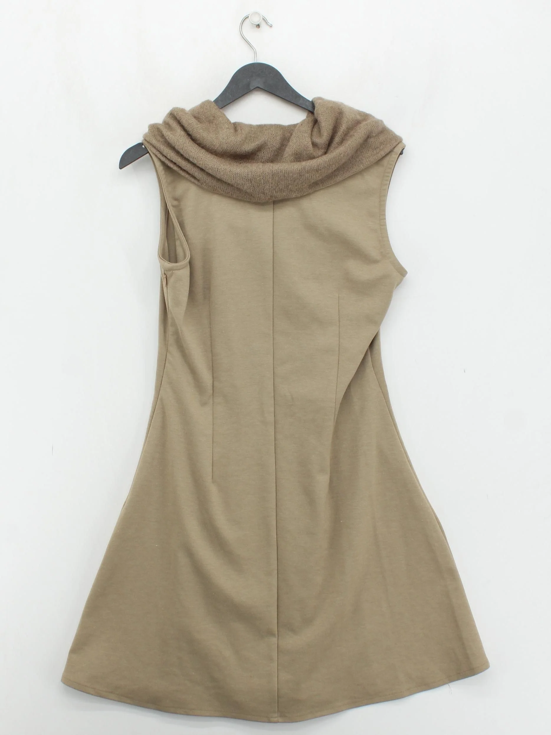 Rinascimento Skater Mini Dress XL in Tan - Image 2