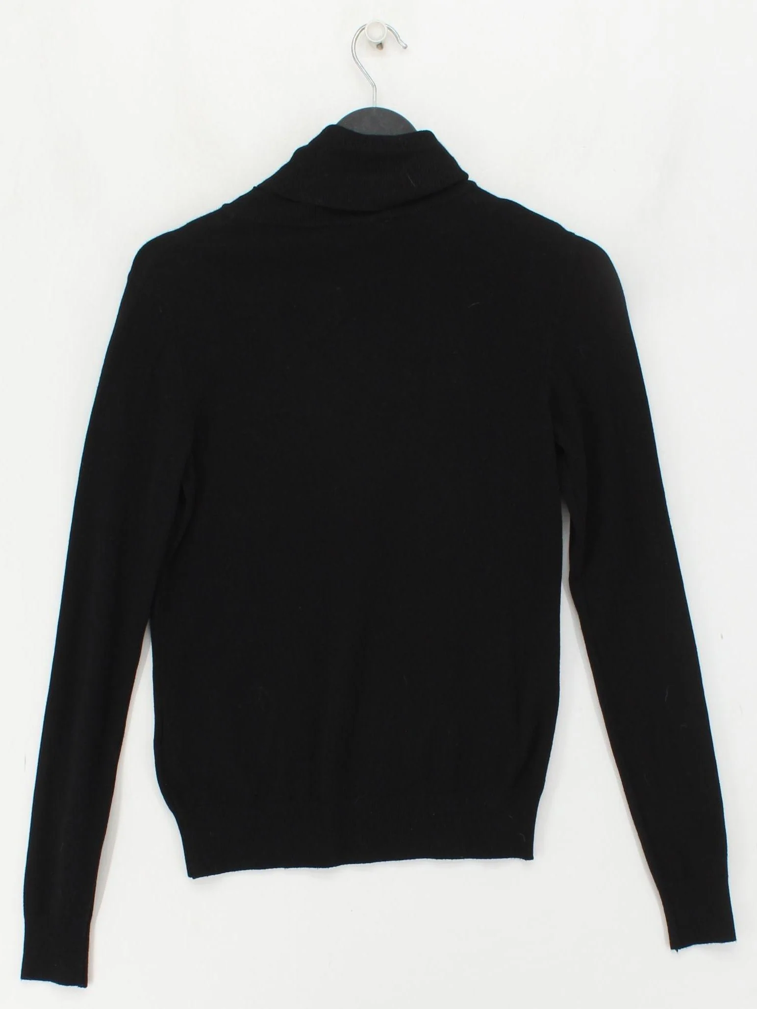 Rinascimento Women's Jumper S Black Polyamide with Viscose Roll Neck Pullover - Image 2