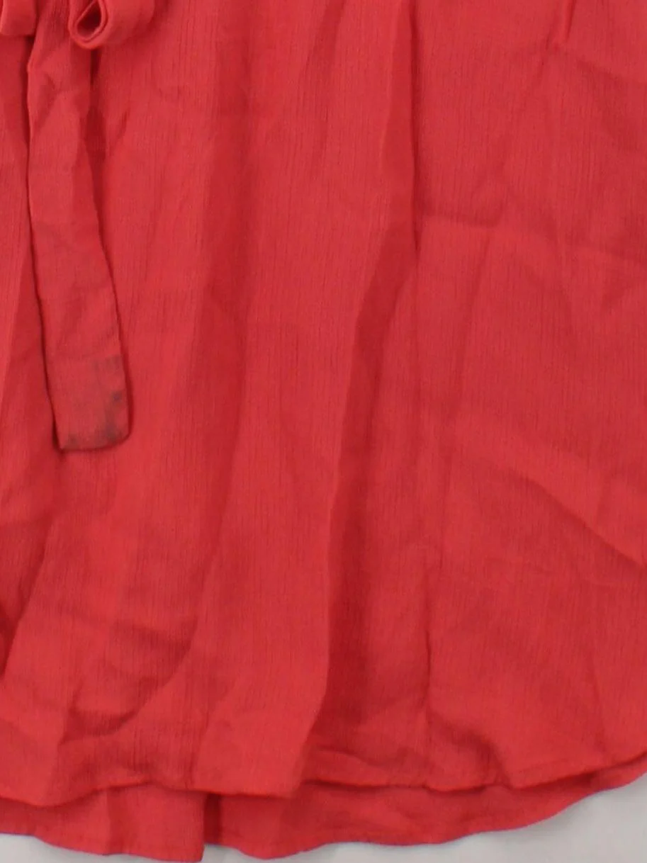 Rino & Pelle Shirt Midi Dress UK10 in Red - Image 4