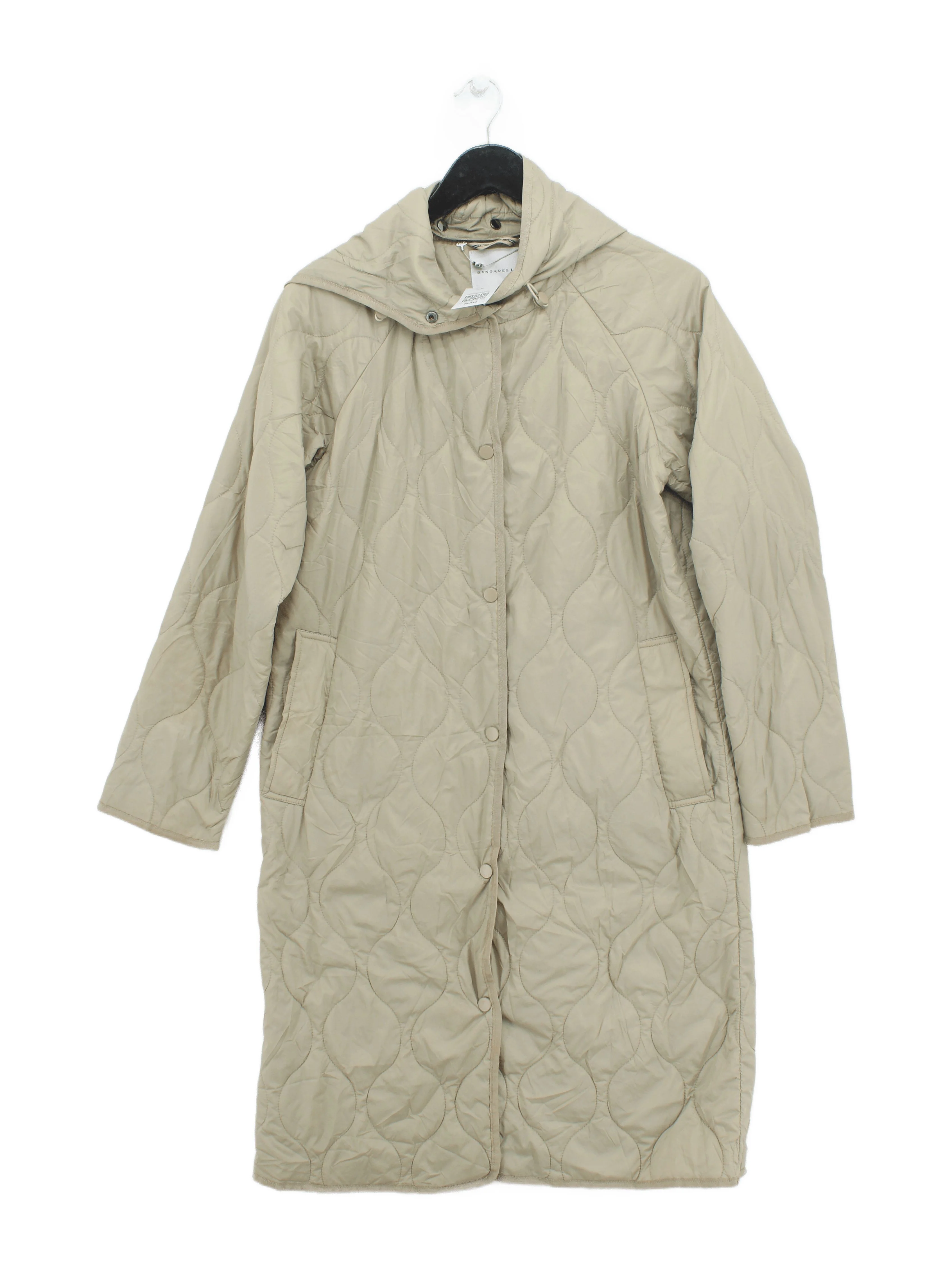 Rino & Pelle Women's Coat UK 10 Cream Nylon with Polyester Quilted