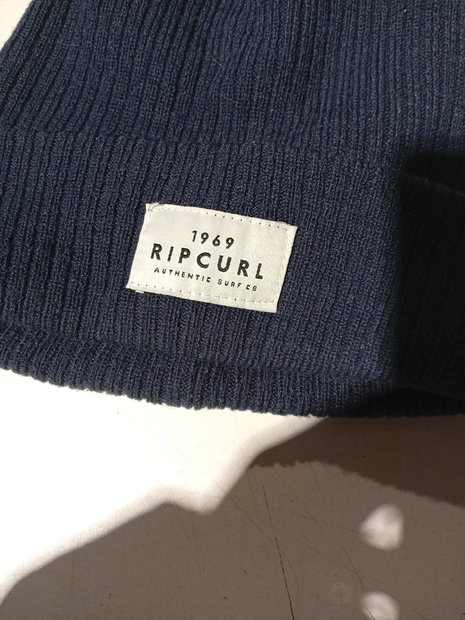 Rip Curl Men's Hat M Blue 100% Acrylic Beanie - Image 5