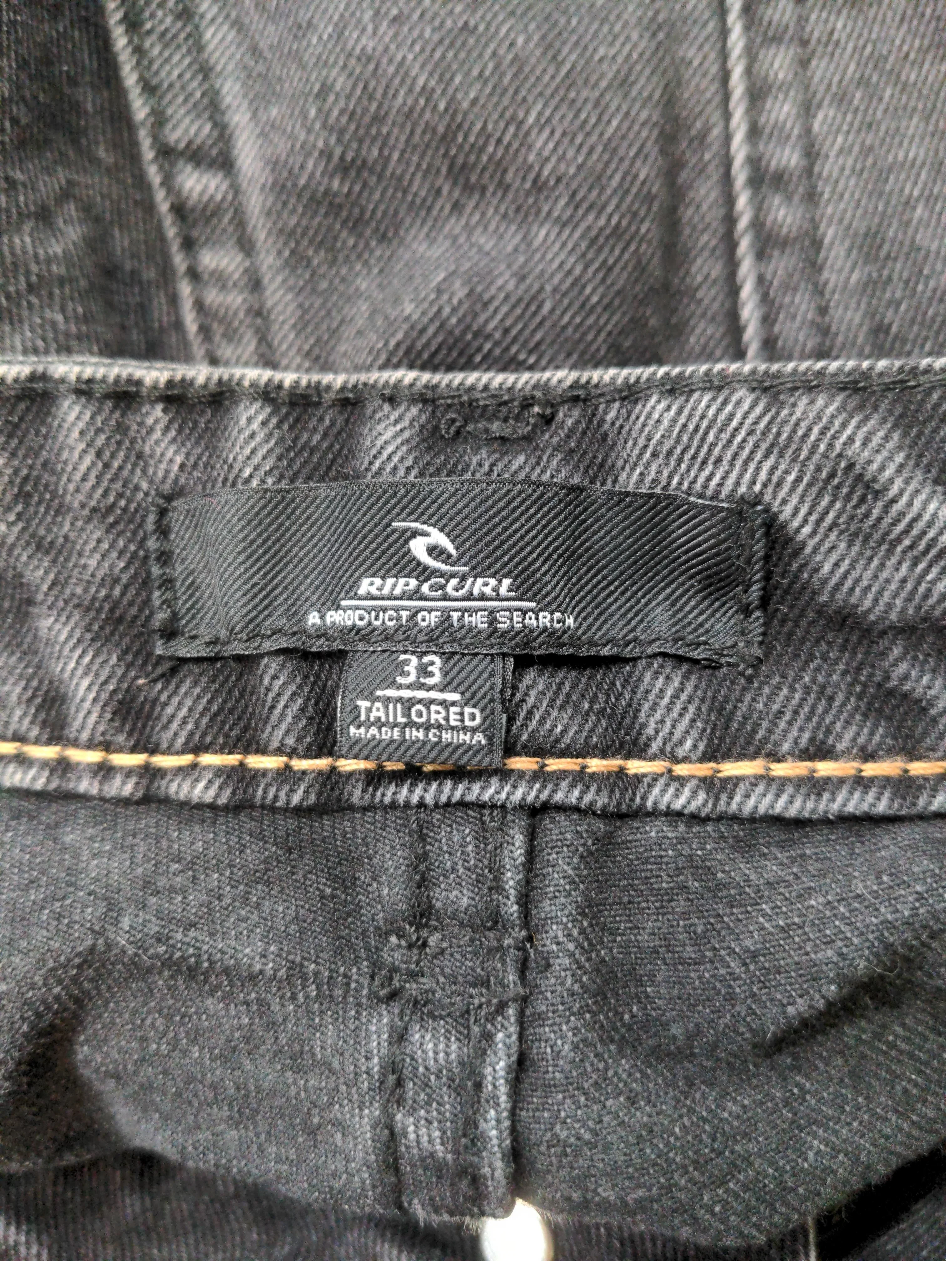 Rip Curl Men's Shorts W 33 in Black Cotton - Image 5