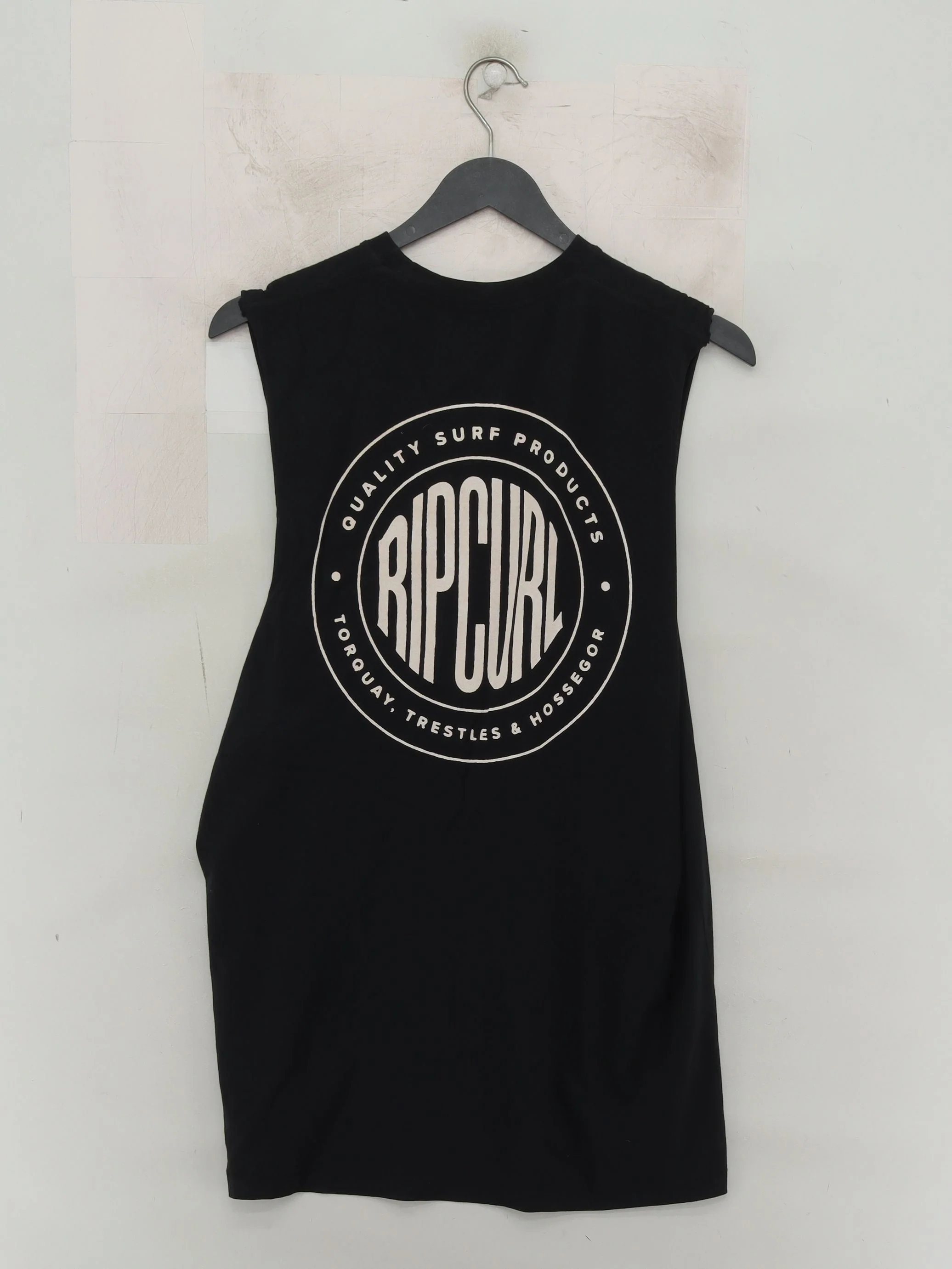 Rip Curl Men's T-Shirt M Black Graphic 100% Other Sleeveless Round Neck Basic - Image 2