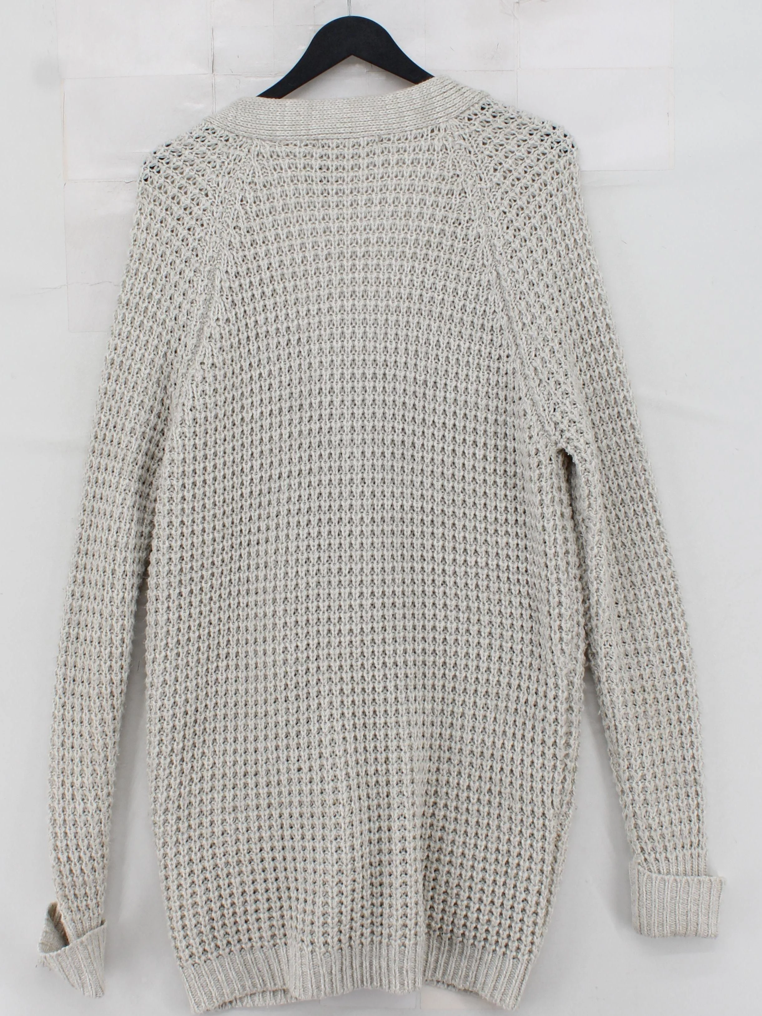 Rip Curl Women's Cardigan S Cream 100% Acrylic V-Neck Cardigan - Image 2