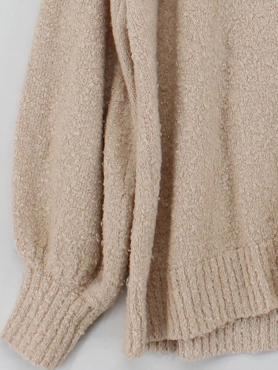 Rip Curl Women's Jumper XL Cream Acrylic with Polyamide High Neck Pullover - Image 4