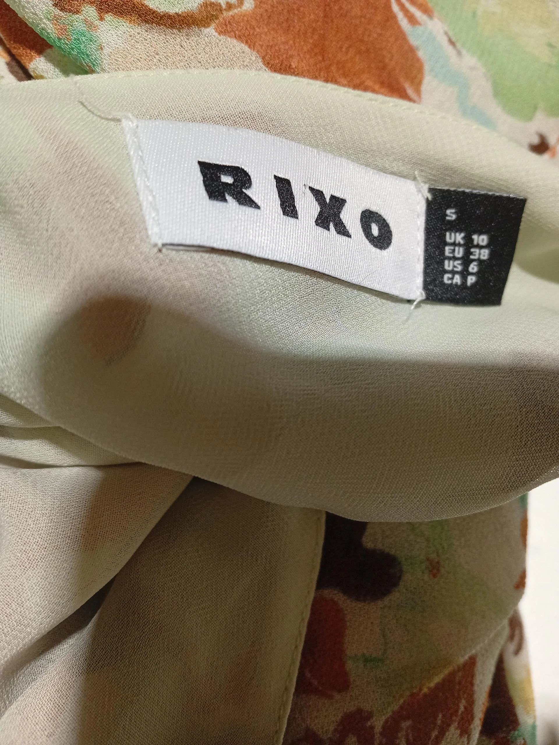 RIXO Maxi Dress UK10 in Multi - Image 9
