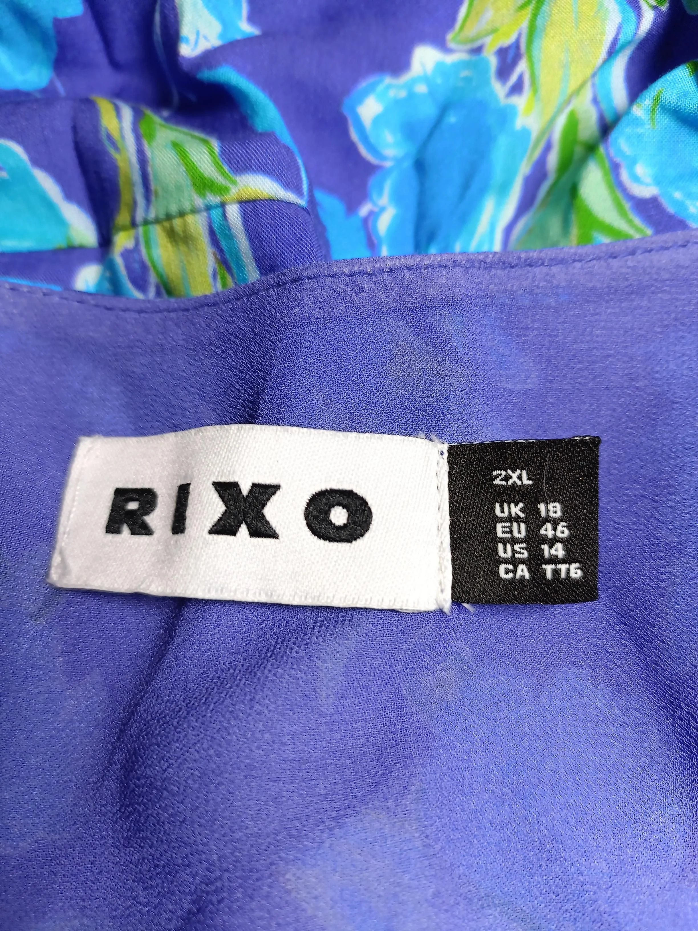 RIXO Maxi Dress UK18 in Multi - Image 5