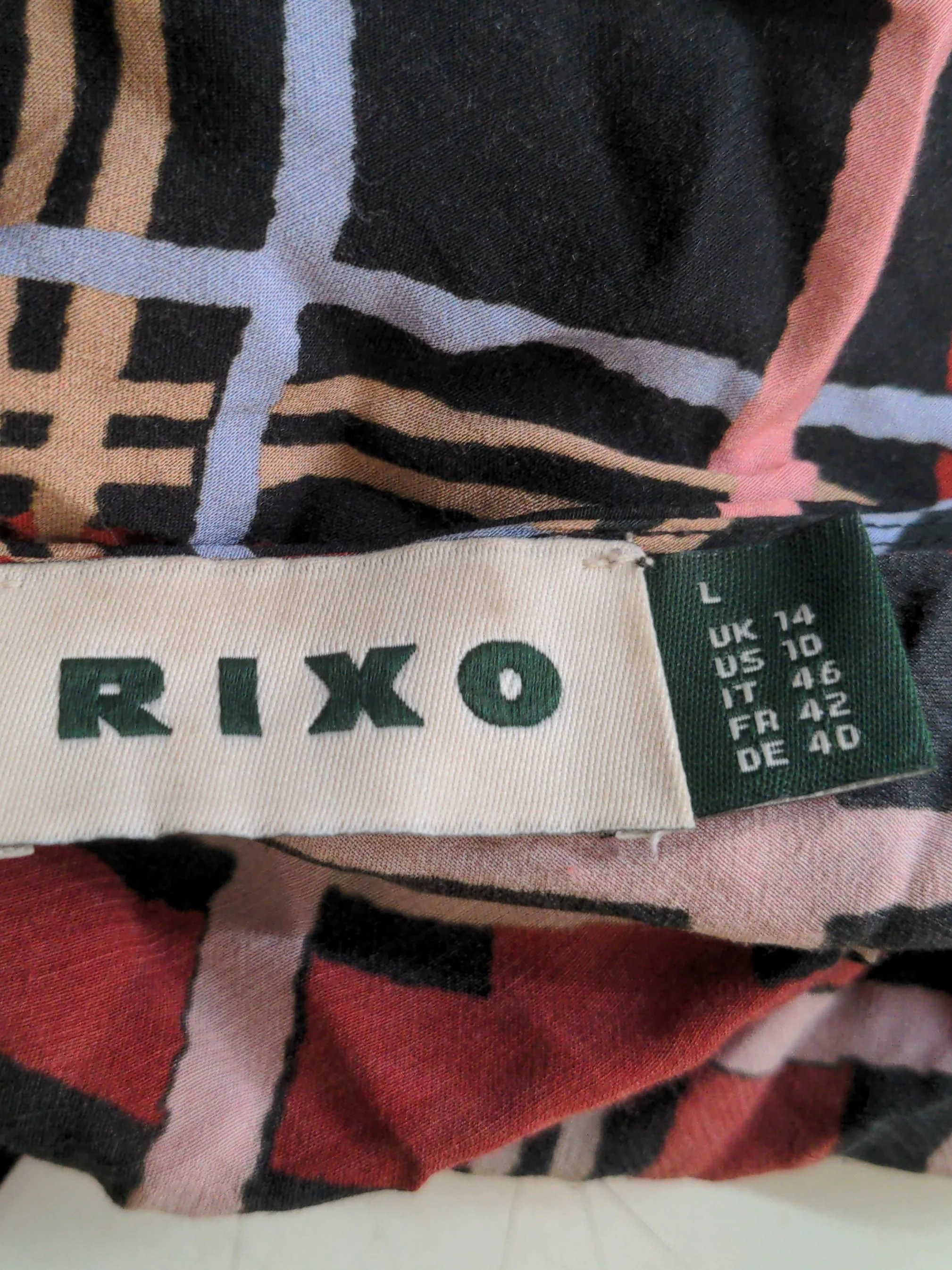 RIXO Slip Midi Dress UK14 in Red - Image 5