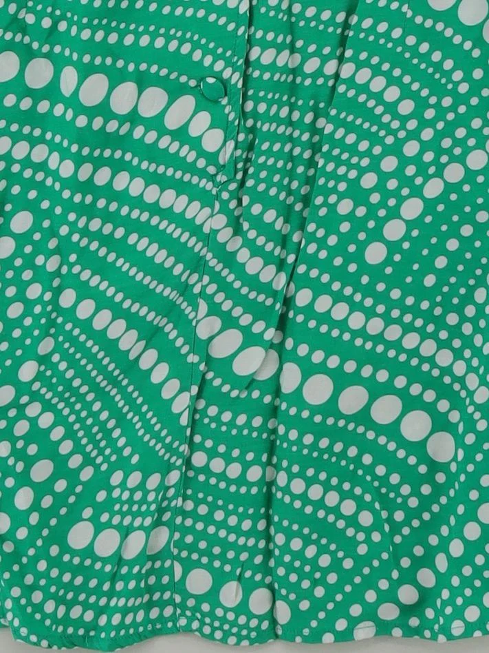 RIXO T-Shirt Mini Dress UK10 in Green - Image 4