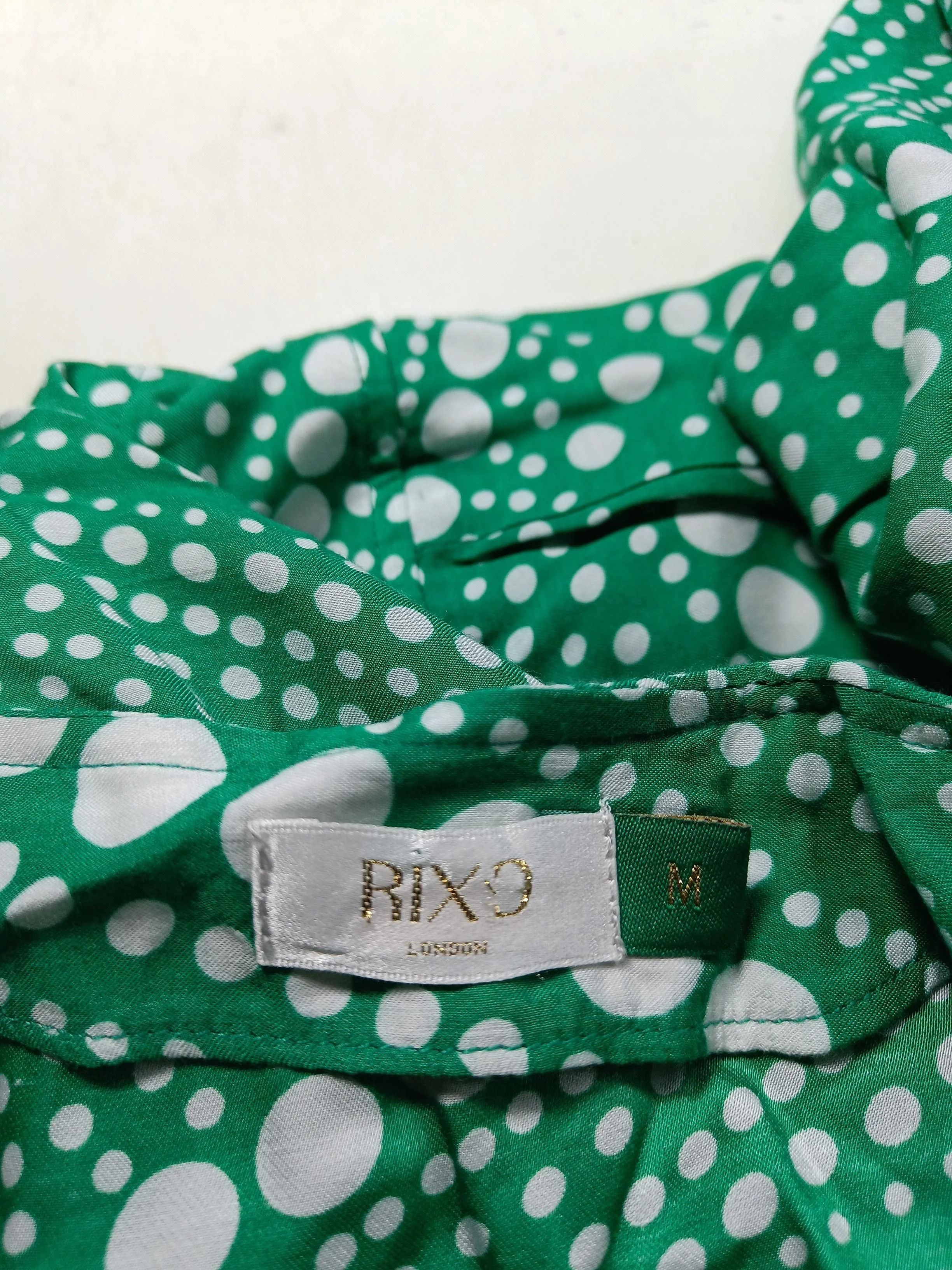 RIXO T-Shirt Mini Dress UK10 in Green - Image 5