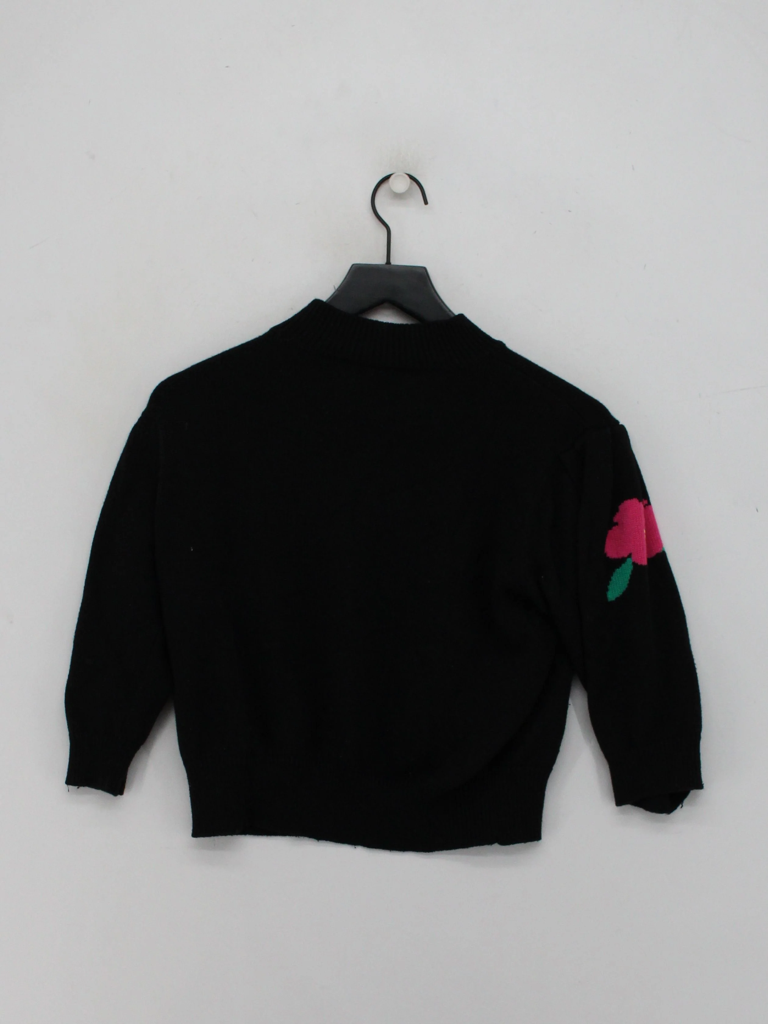 RIXO Women's Jumper XS Black Polyester with Wool, Nylon Pullover - Image 2