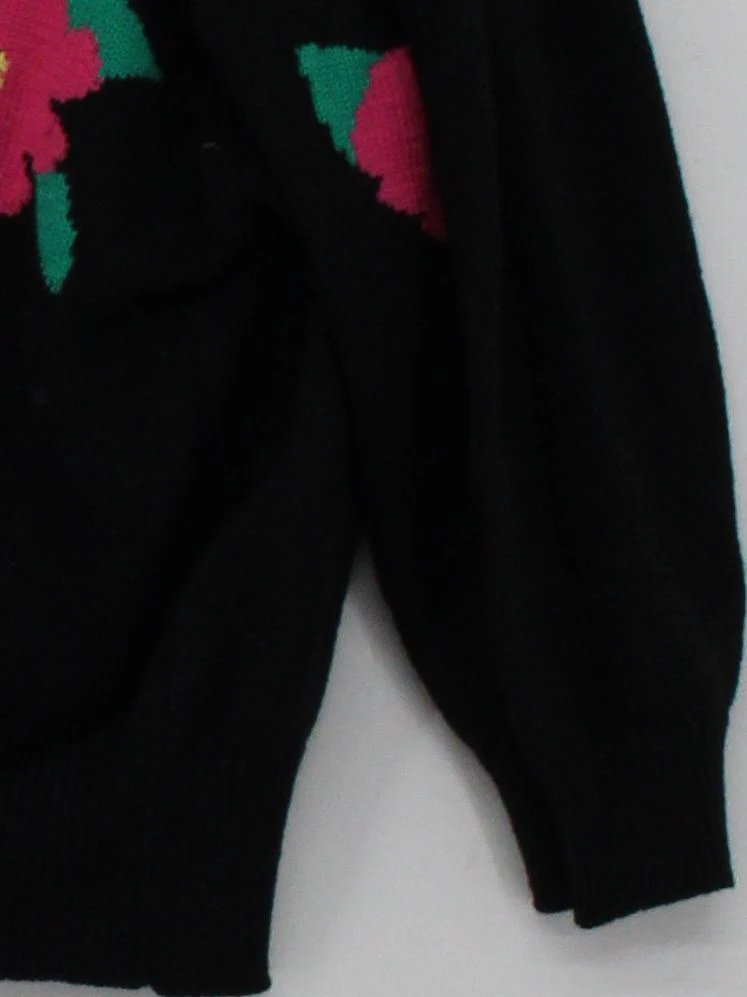RIXO Women's Jumper XS Black Polyester with Wool, Nylon Pullover - Image 4