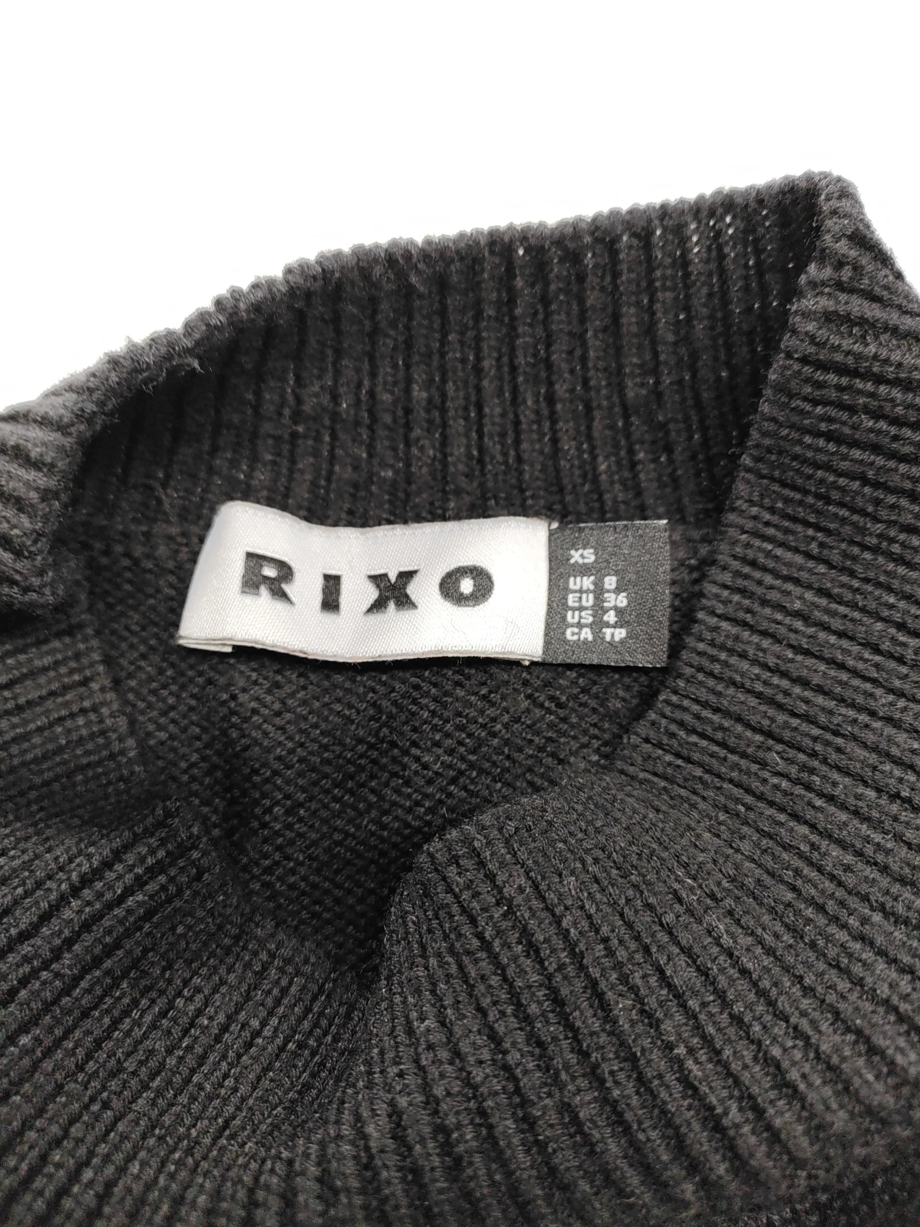 RIXO Women's Jumper XS Black Polyester with Wool, Nylon Pullover - Image 5