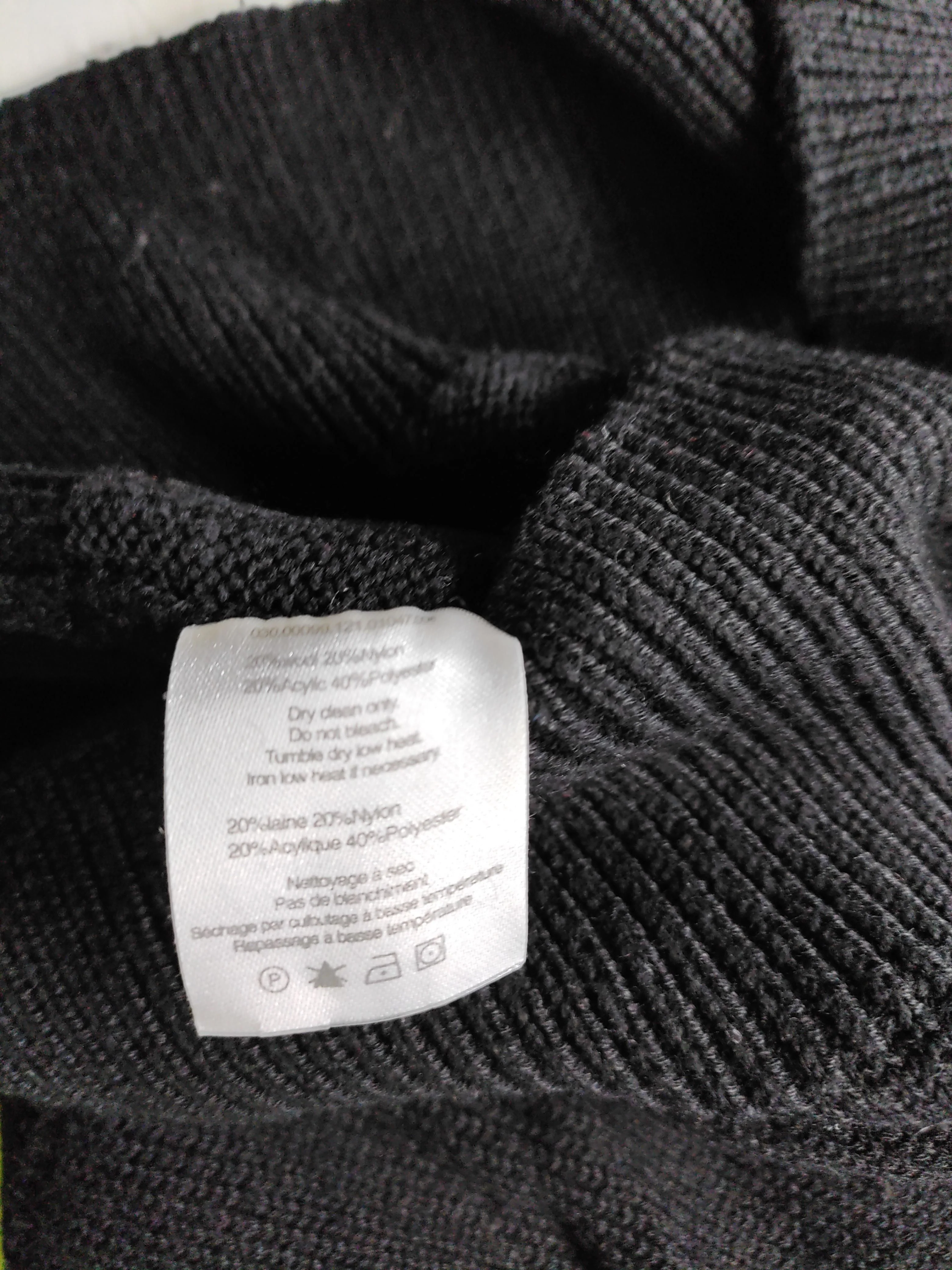 RIXO Women's Jumper XS Black Polyester with Wool, Nylon Pullover - Image 6
