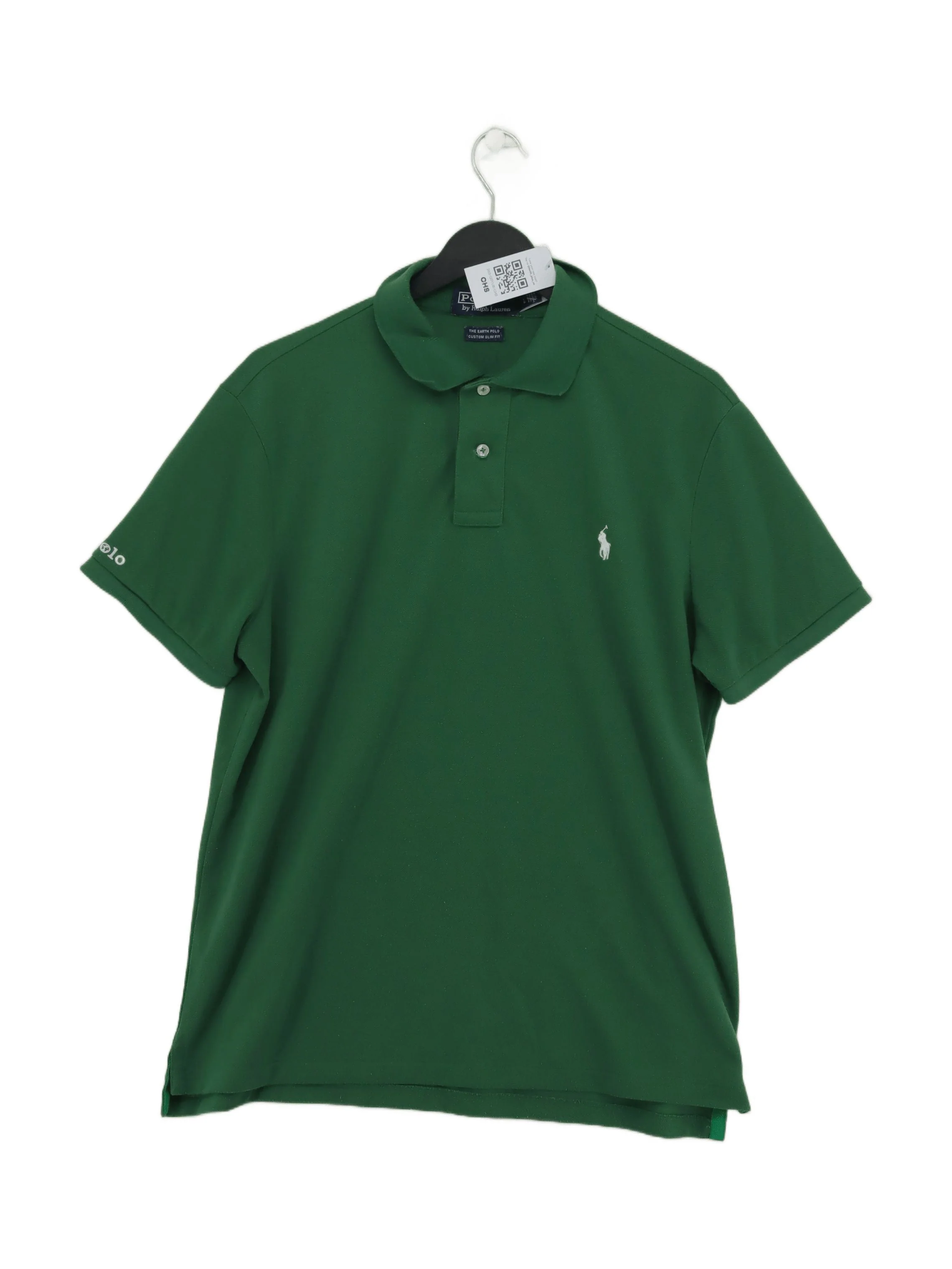 RLX (RALPH LAUREN) Men's Polo L Green 100% Polyester Basic