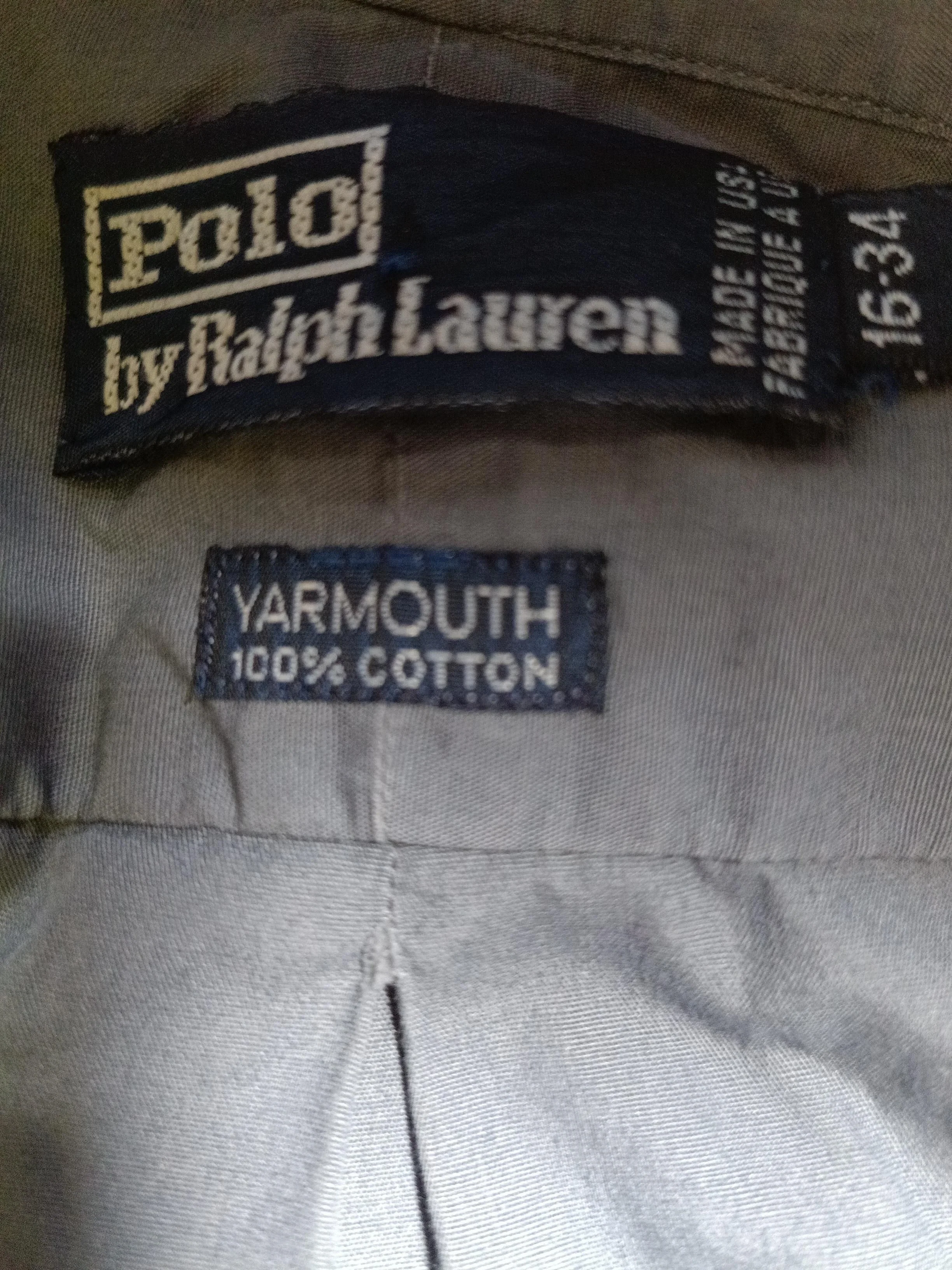 RLX (RALPH LAUREN) Men's Shirt Chest: 34 in Grey 100% Cotton Basic - Image 6