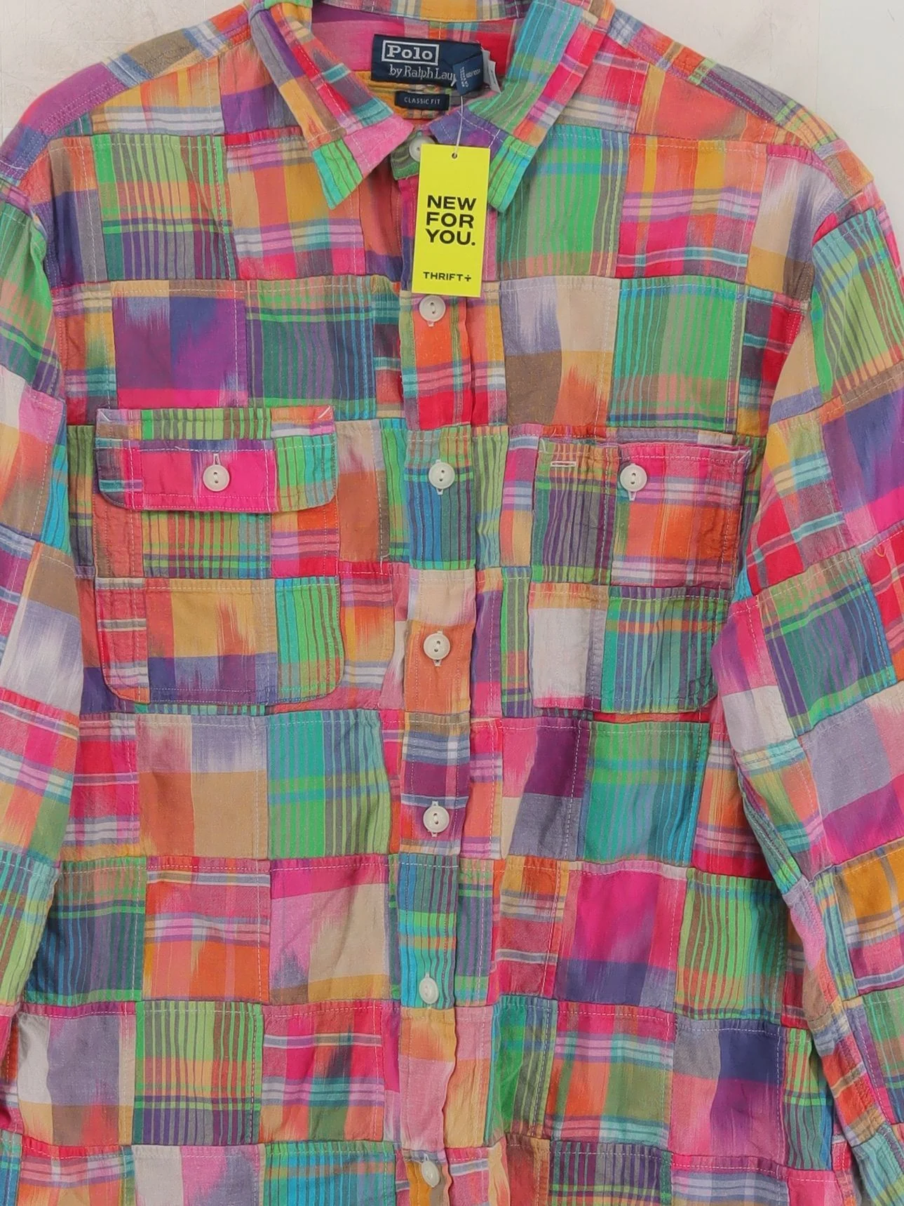 RLX (RALPH LAUREN) Men's Shirt L Multi Checkered 100% Cotton Basic - Image 3