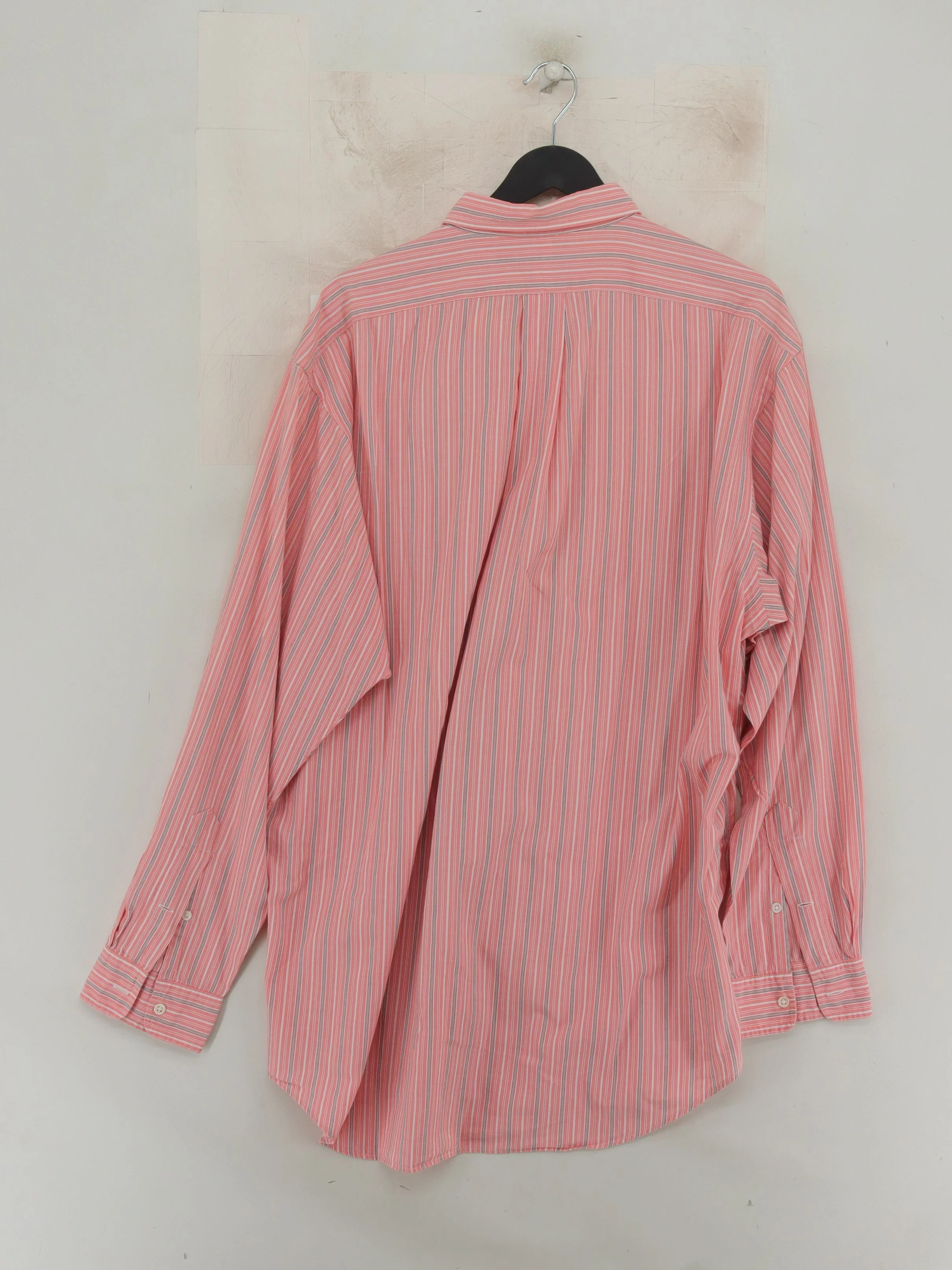 RLX (RALPH LAUREN) Men's Shirt L Red Striped 100% Cotton Basic - Image 2