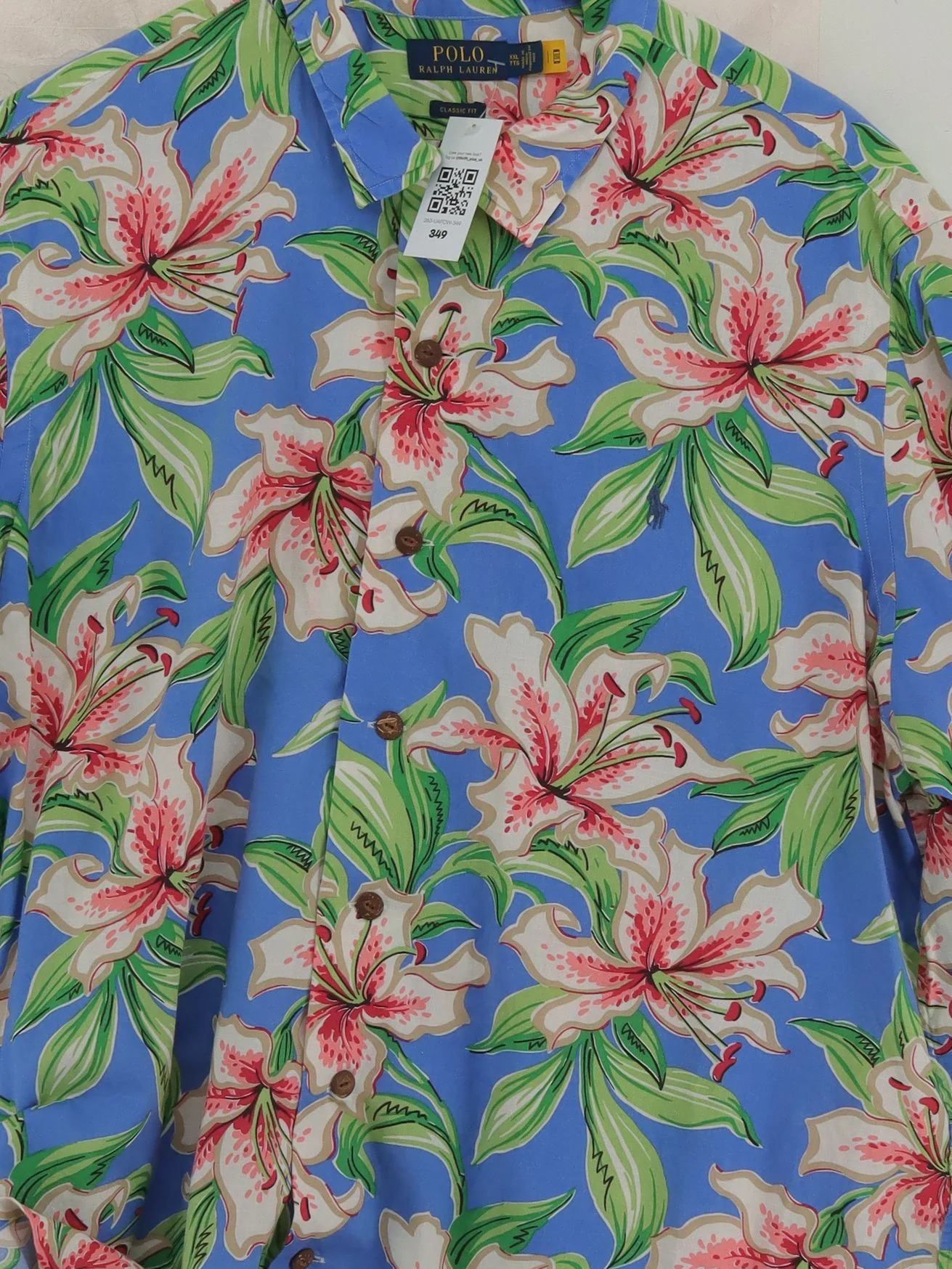RLX (RALPH LAUREN) Men's Shirt XXL Multi Floral 100% Other Basic - Image 3