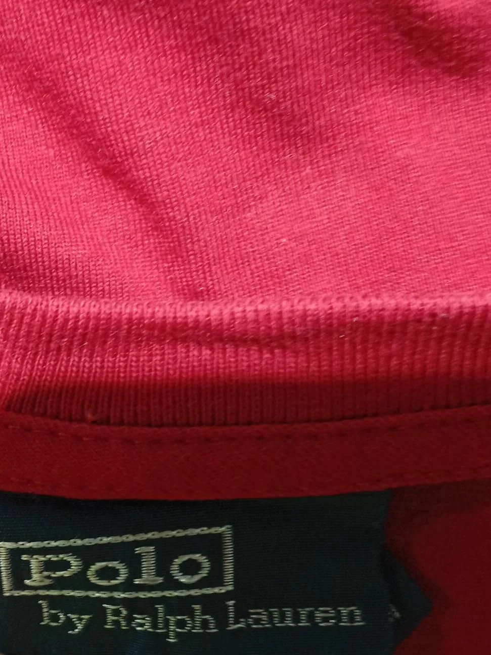 RLX (RALPH LAUREN) Men's T-Shirt L Red 100% Cotton Basic - Image 5