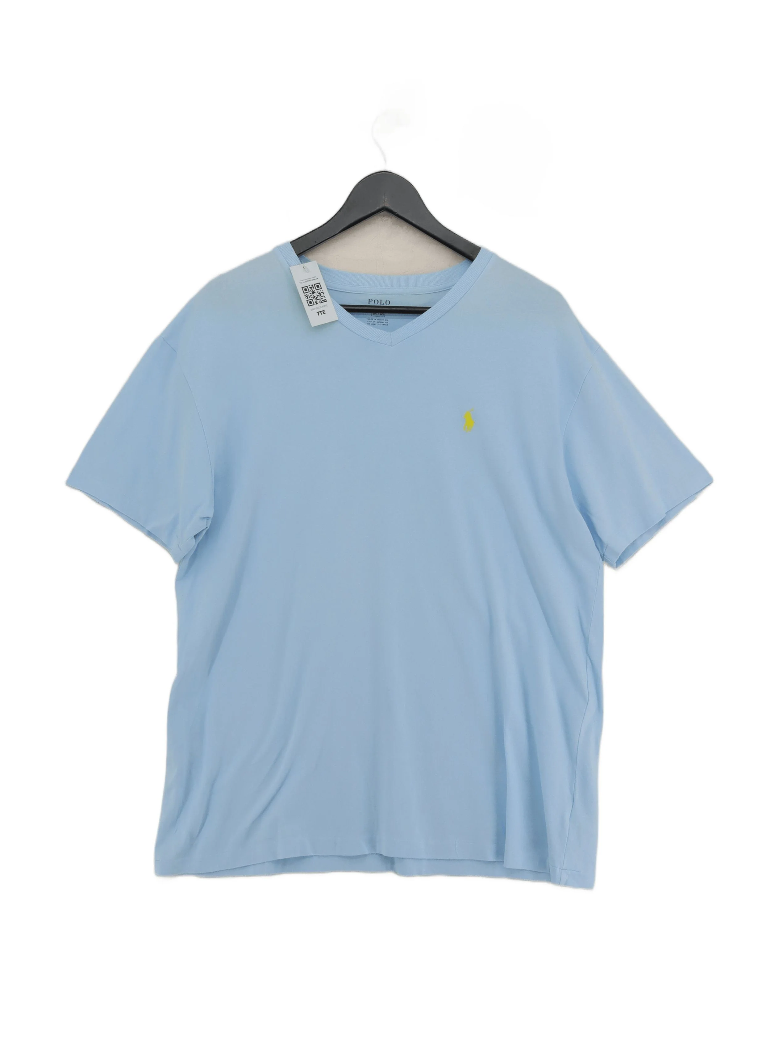RLX (RALPH LAUREN) Men's T-Shirt M Blue 100% Cotton Basic
