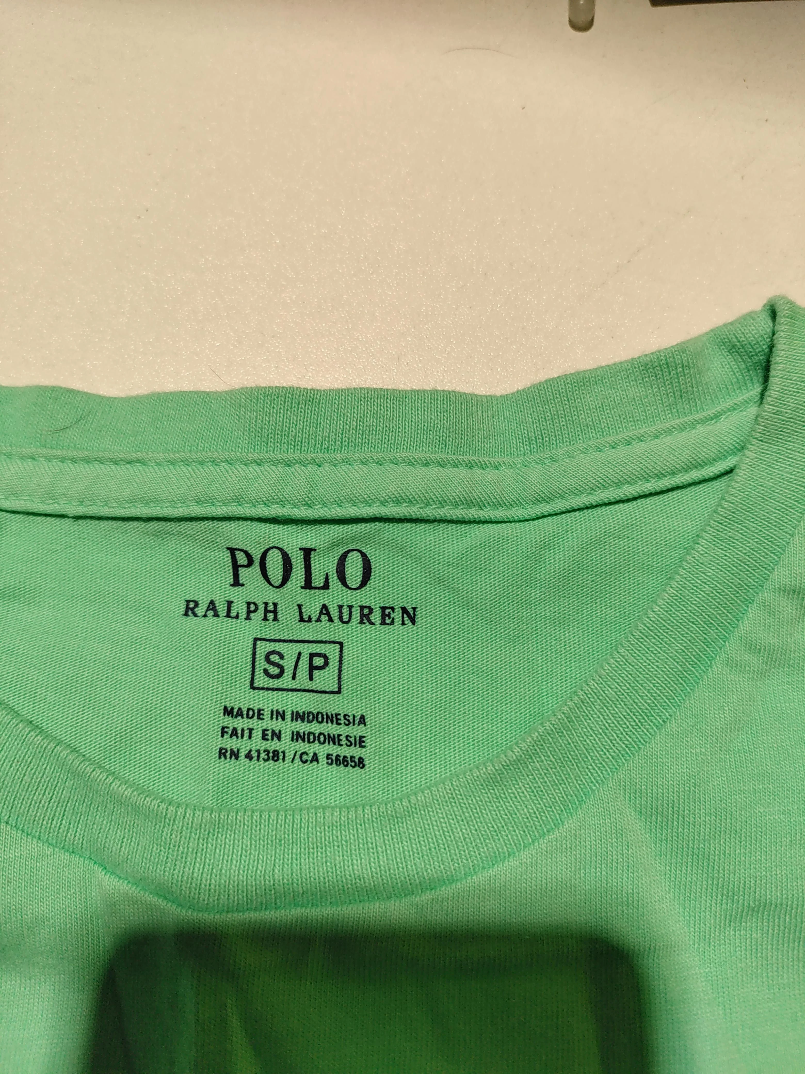 RLX (RALPH LAUREN) Men's T-Shirt S Green 100% Cotton Basic - Image 5