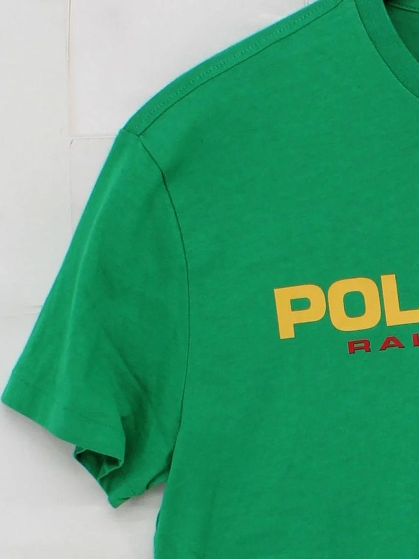 RLX (RALPH LAUREN) Men's T-Shirt S Green Graphic 100% Cotton Basic New with tags - Image 4