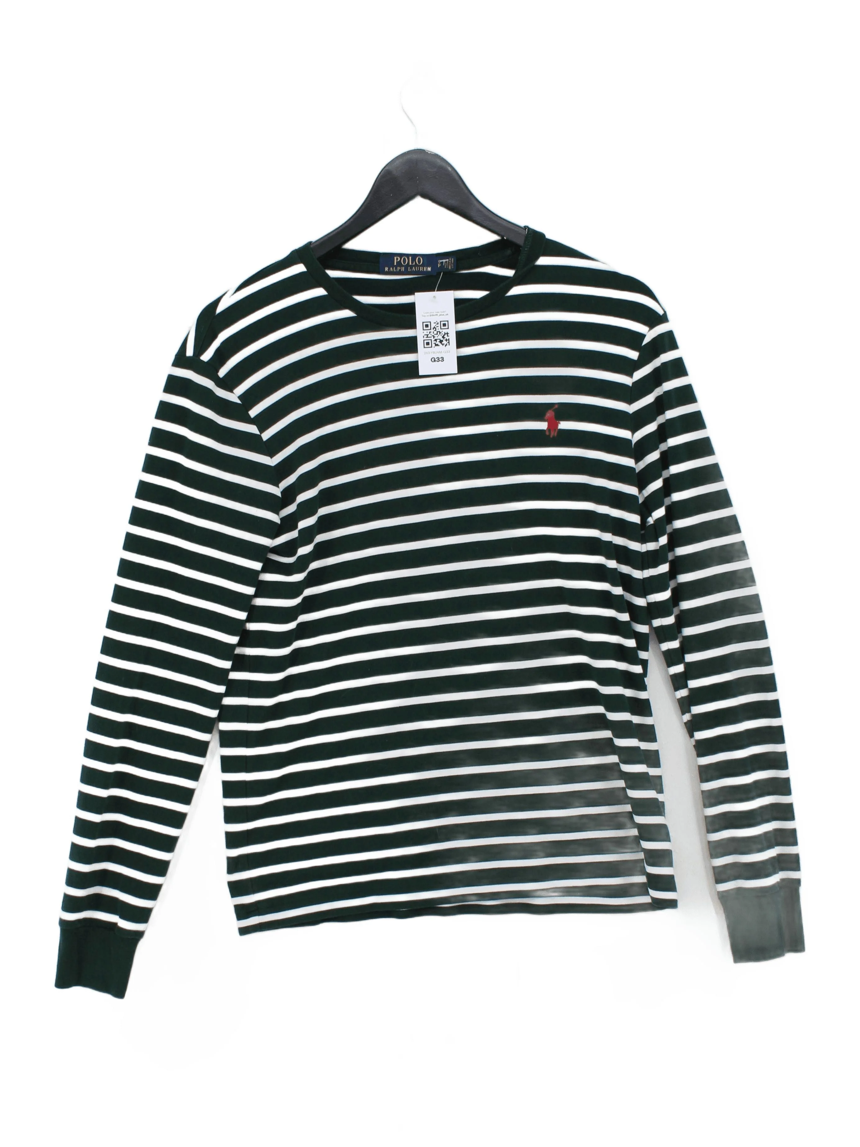 RLX (RALPH LAUREN) Men's T-Shirt S Multi Striped 100% Cotton Basic