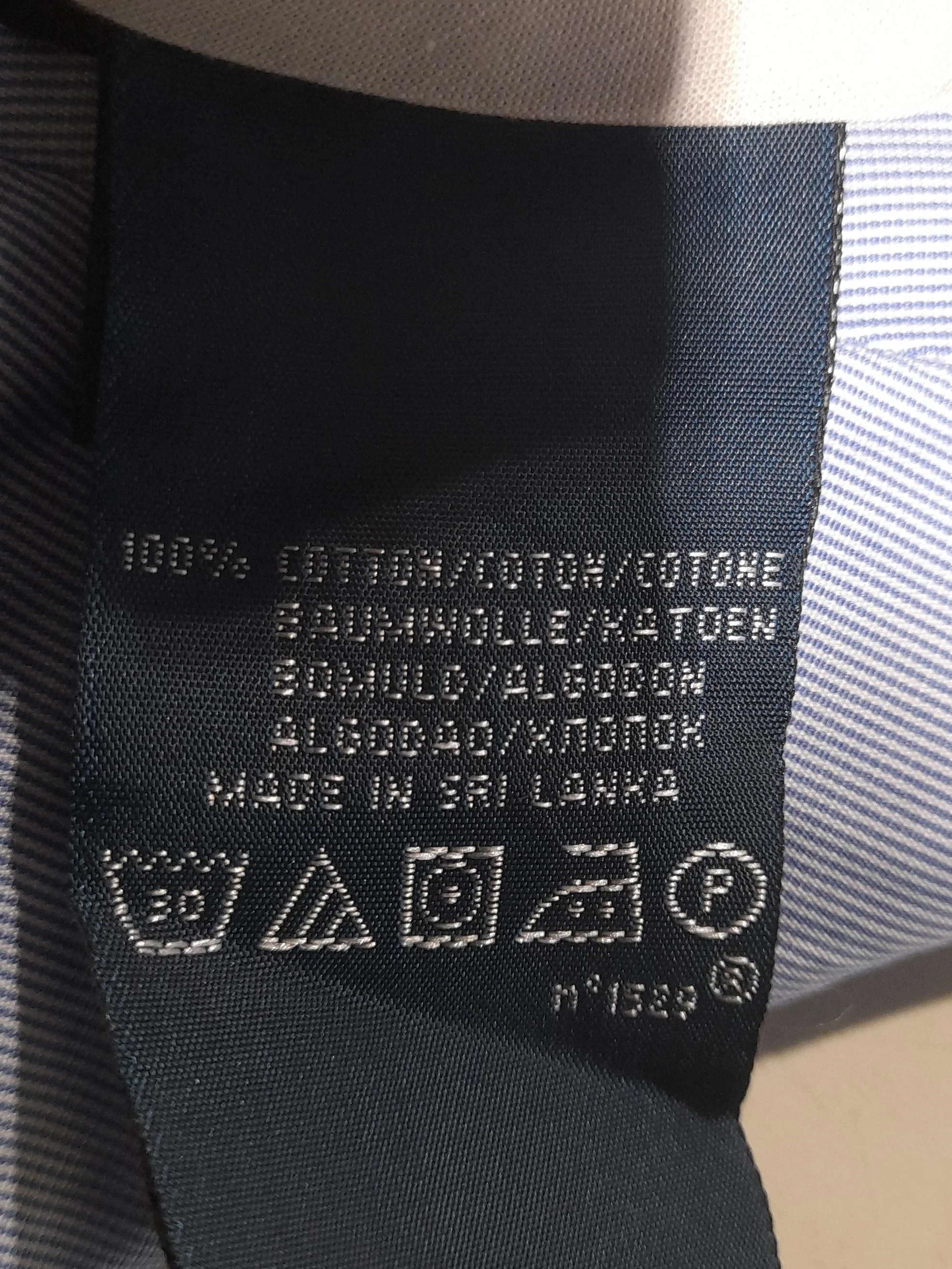 RLX (RALPH LAUREN) Men's Trousers M Blue Striped 100% Cotton Straight Chino - Image 6