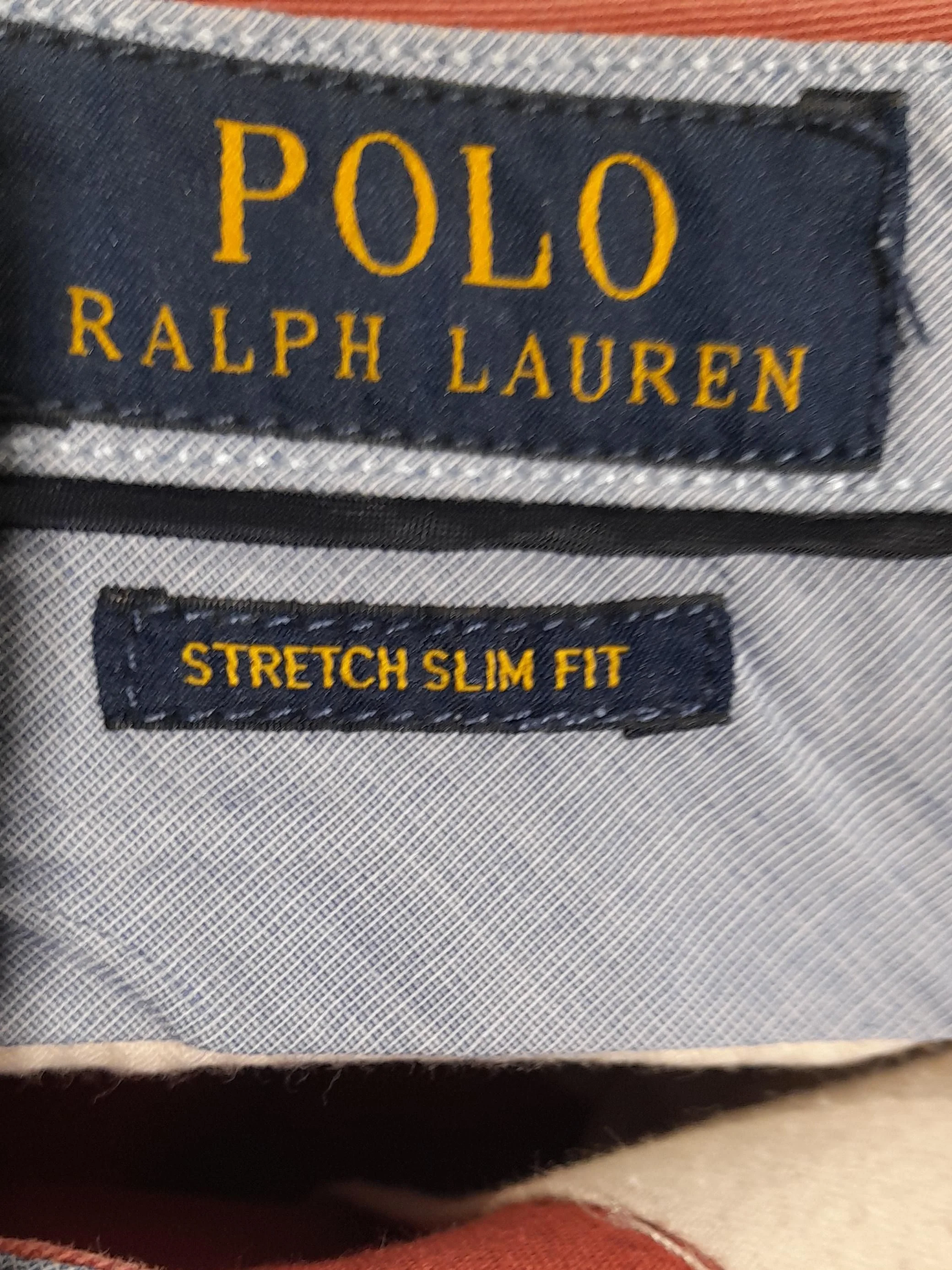 RLX (RALPH LAUREN) Men's Trousers W 33 in Tan Cotton with Elastane Tapered Chino - Image 5